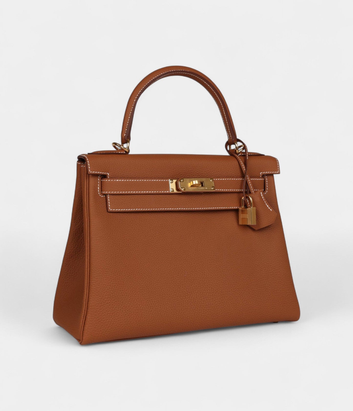 Hermes Kelly 28 Gold Togo Gold Hardware