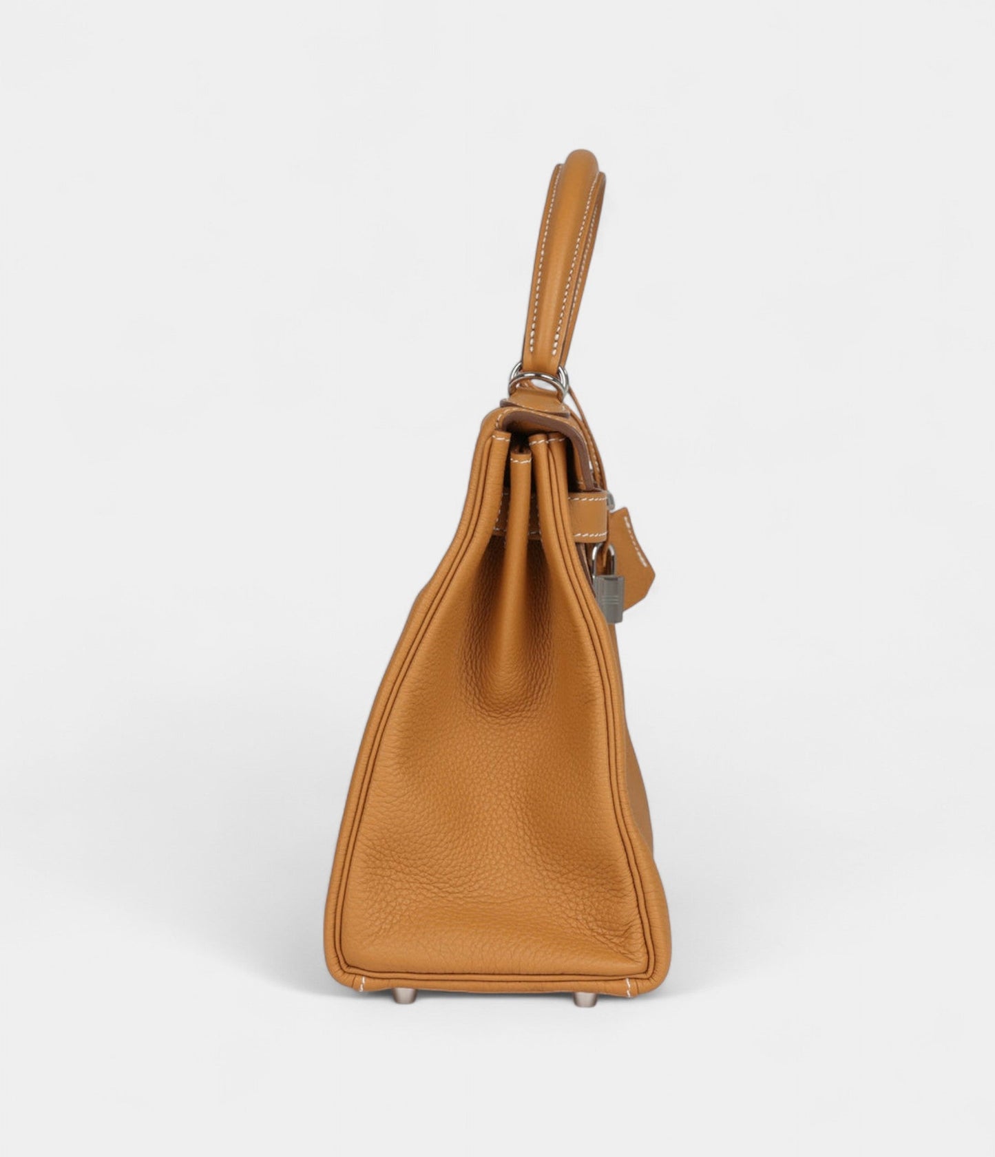 Hermes Kelly 28 Natural Sand Togo Palladium Hardware
