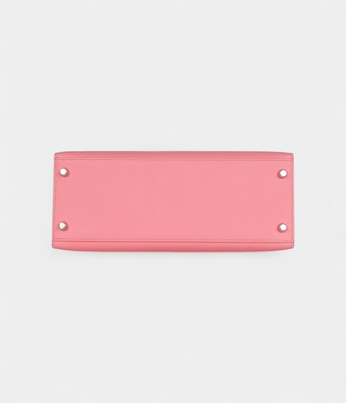 Hermes Kelly 28 Rose Confetti Epsom Palladium Hardware