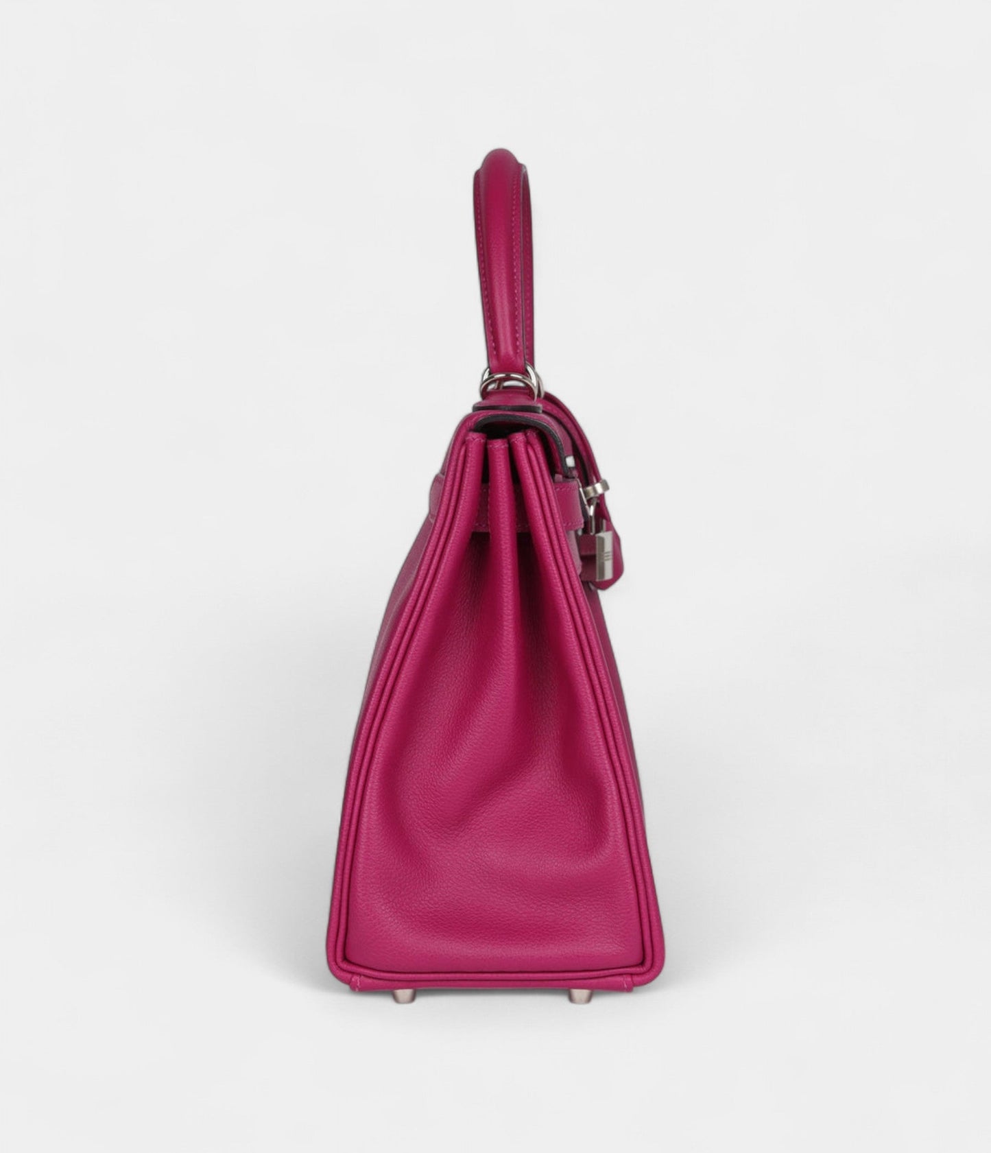 Hermes Kelly 28 Rose Poupre Evercolor Palladium Hardware