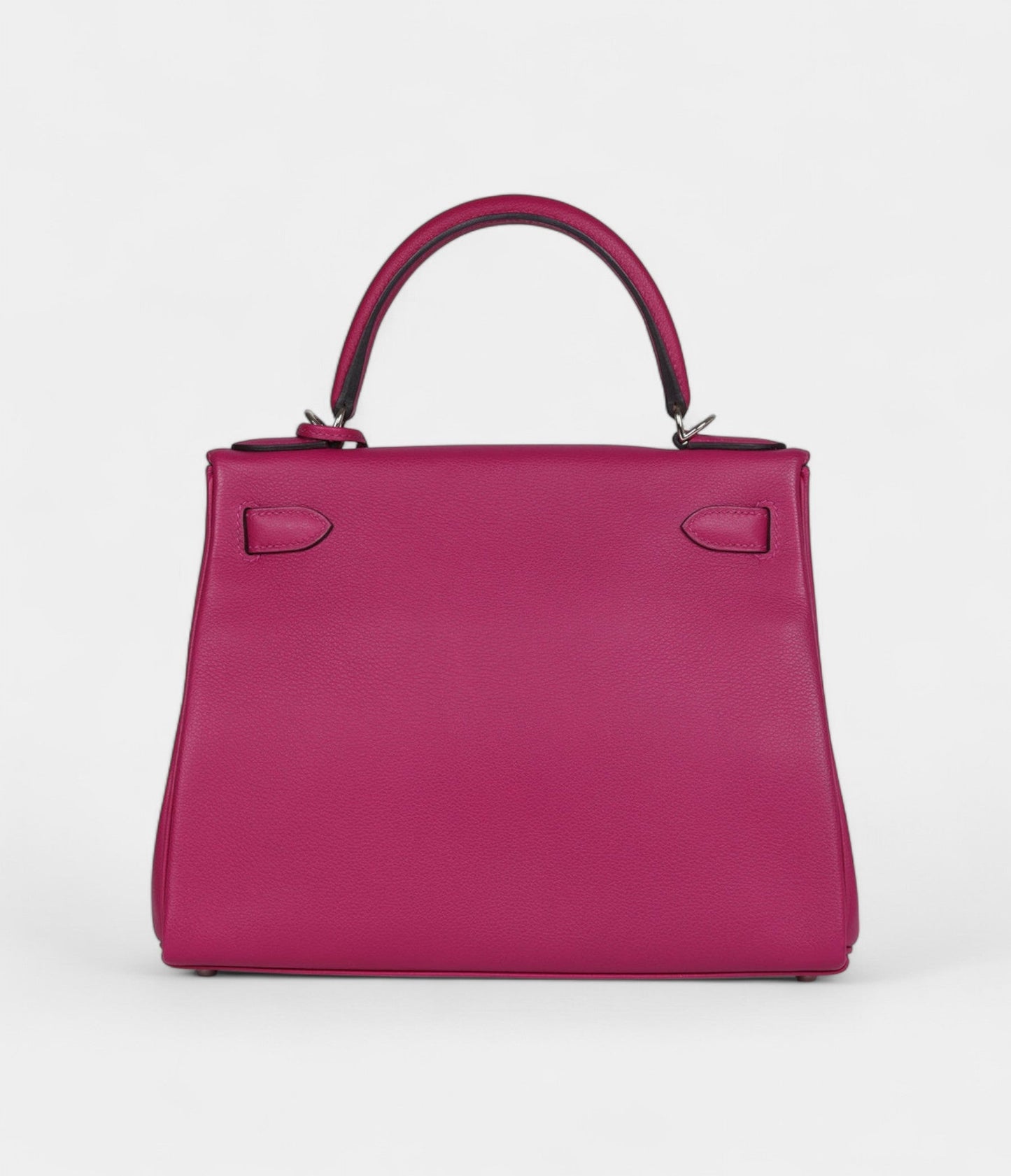 Hermes Kelly 28 Rose Poupre Evercolor Palladium Hardware