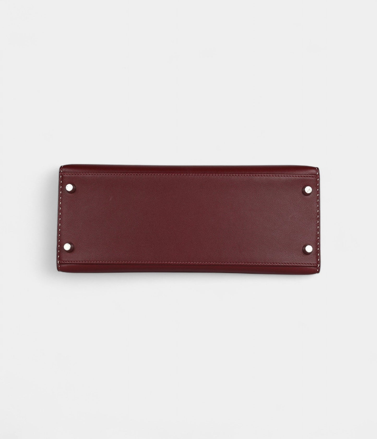 Hermes Kelly 28 Rouge H Monsieur Palladium Hardware