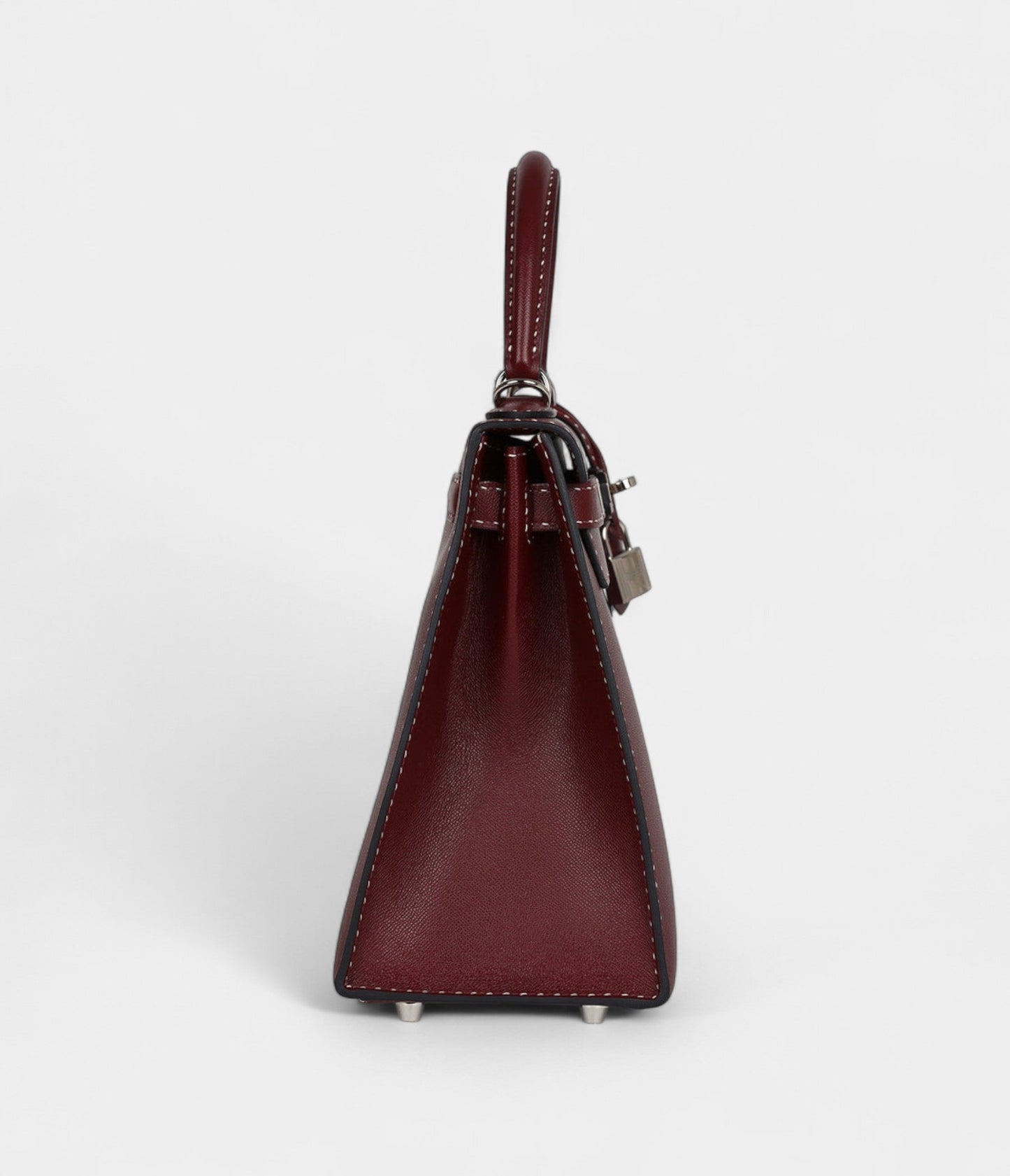 Hermes Kelly 28 Rouge H Monsieur Palladium Hardware
