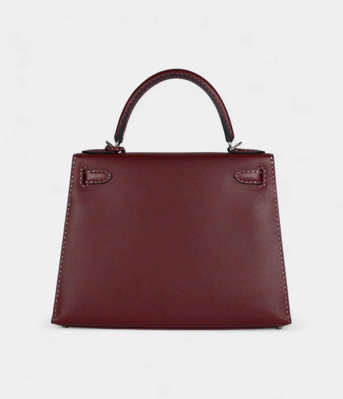 Hermes Kelly 28 Rouge H Monsieur Palladium Hardware
