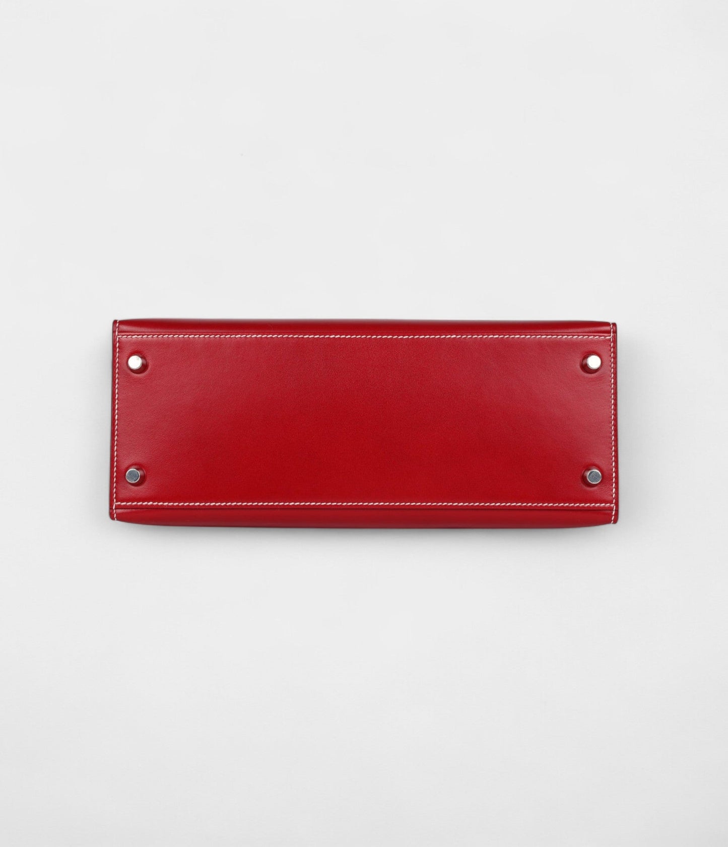 Hermes Kelly 28 Rouge Piment Box Palladium Hardware