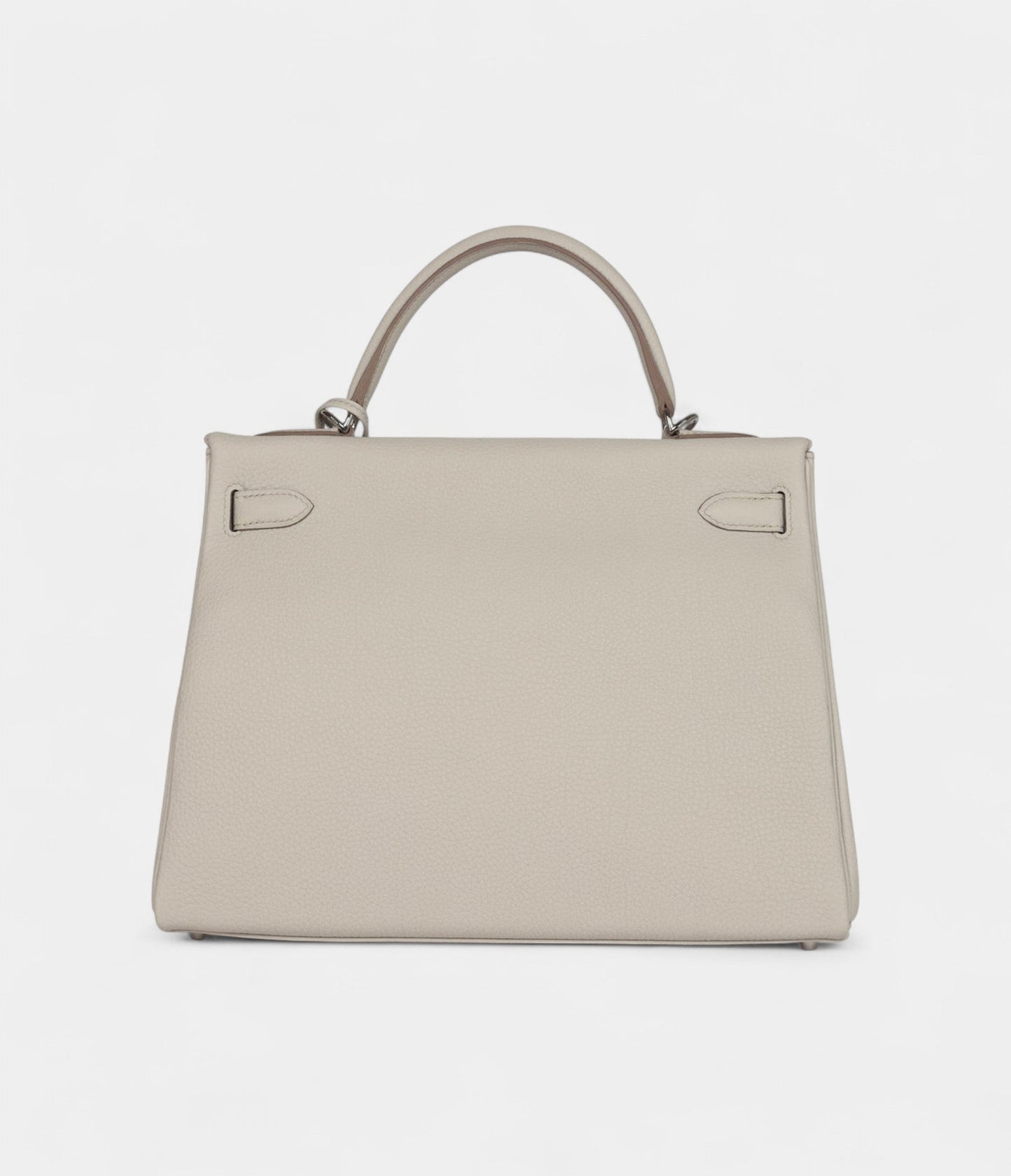 Hermes Kelly 32 Beton Togo Palladium Hardware