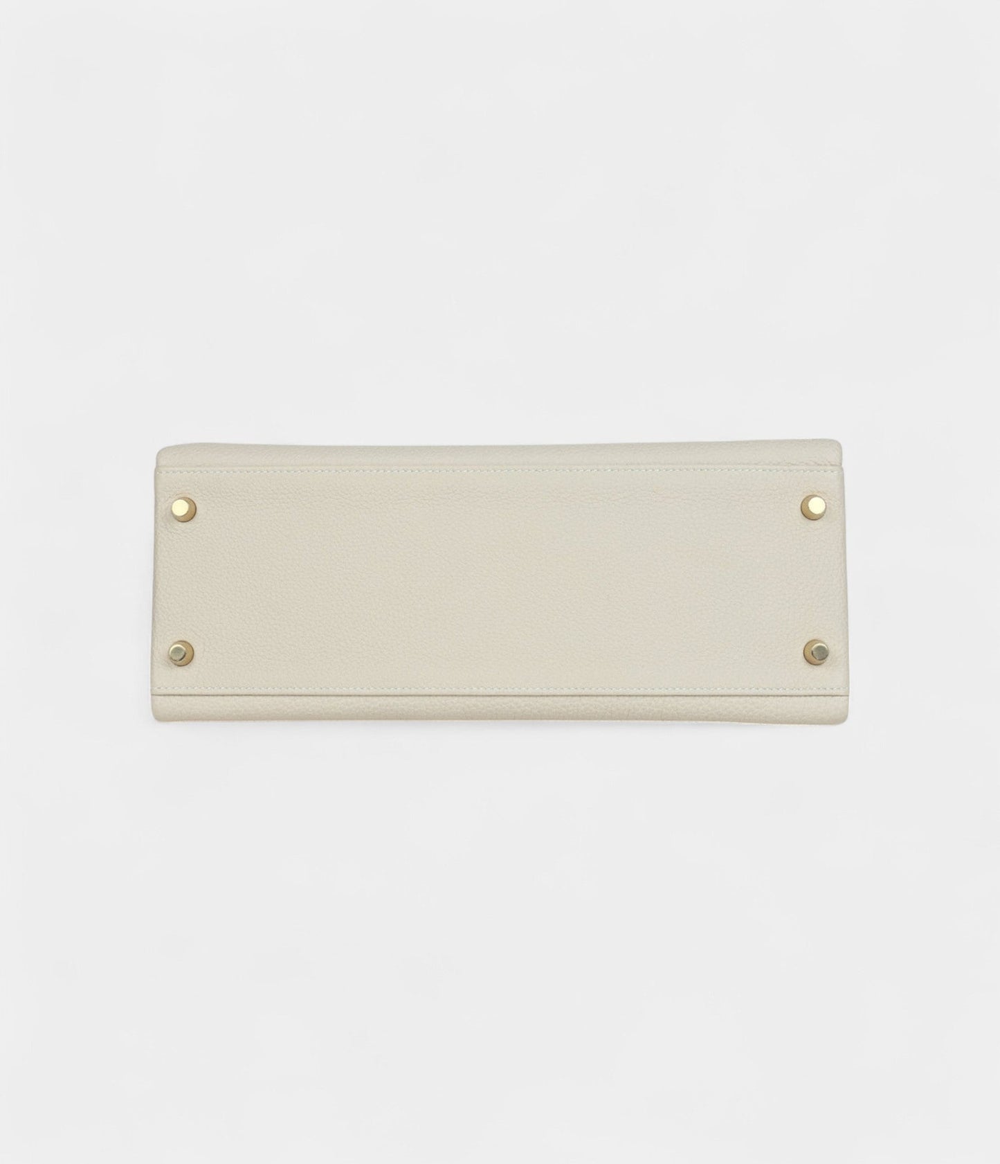 Hermes Kelly 32 Craie Togo Gold Hardware