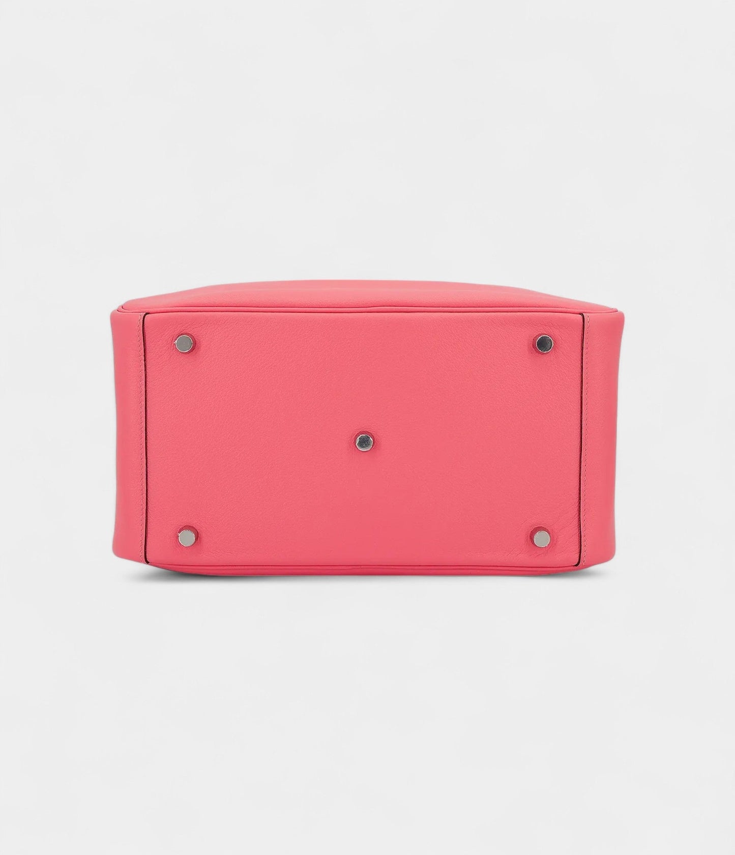 Hermes Lindy 30 shoulder bag in Rose Azalee Evercolor leather with Palladium hardware