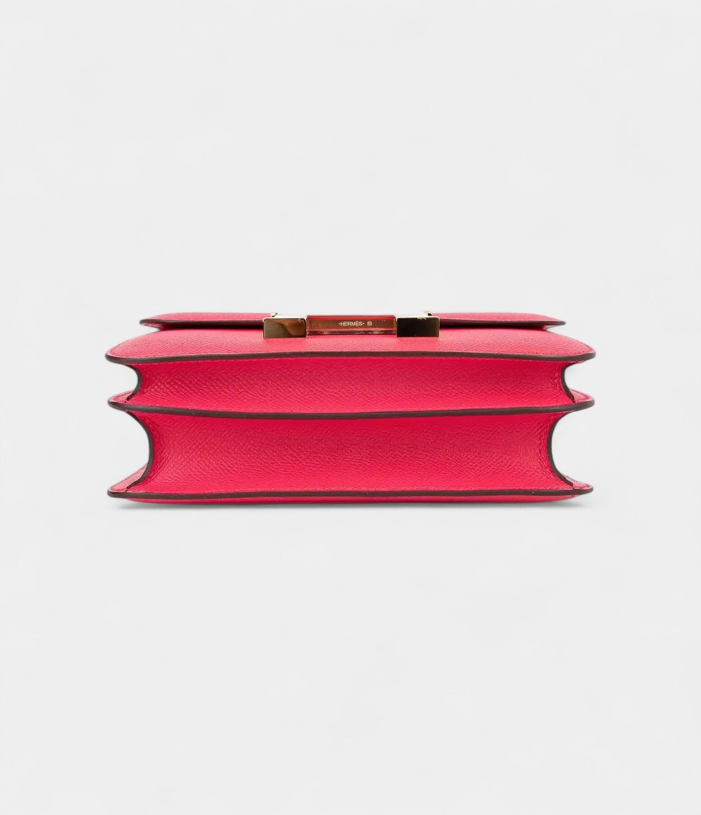 Hermes Mini Constance 18 Bag Rose Extreme Epsom Leather with Gold Hardware