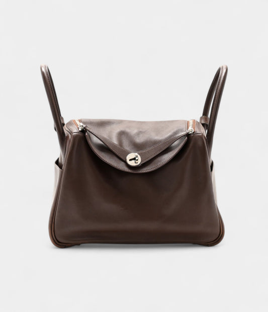 Hermes Swift Lindy 30 Chocolate