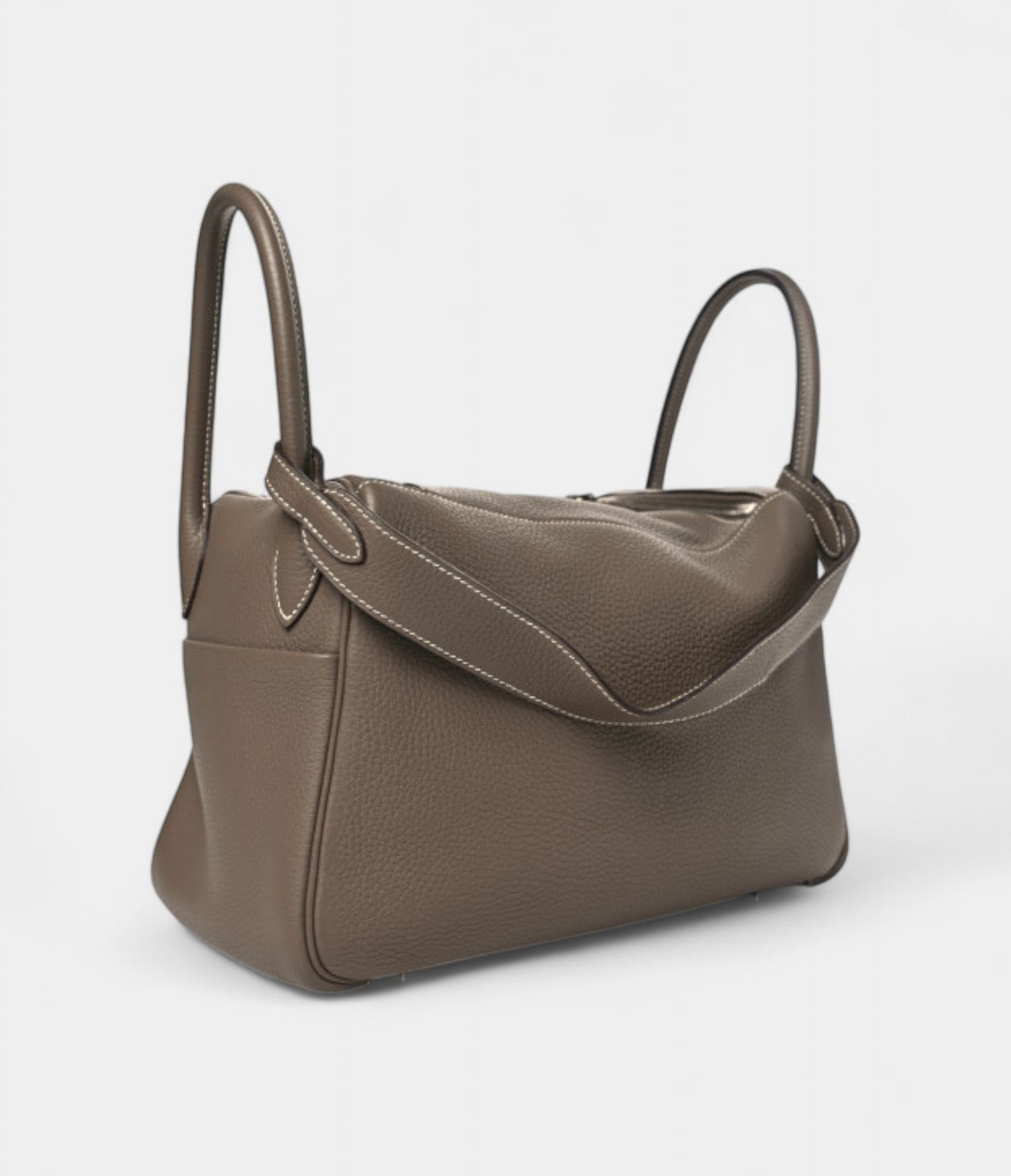 Hermes Taurillon Clemence Lindy 30 Etoupe