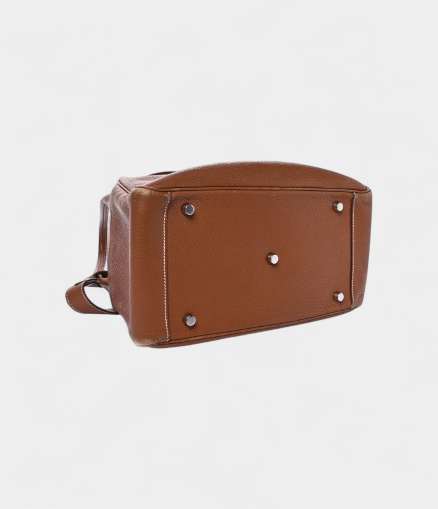 Hermes Taurillon Clemence Lindy 30 Gold