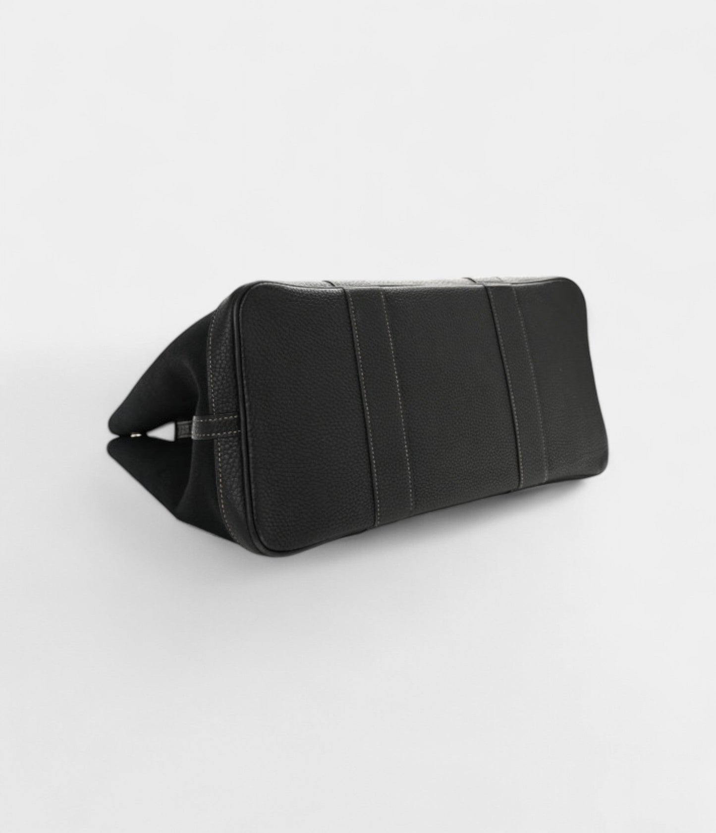 Hermes Toile Negonda Garden Party Tote 36 MM Black