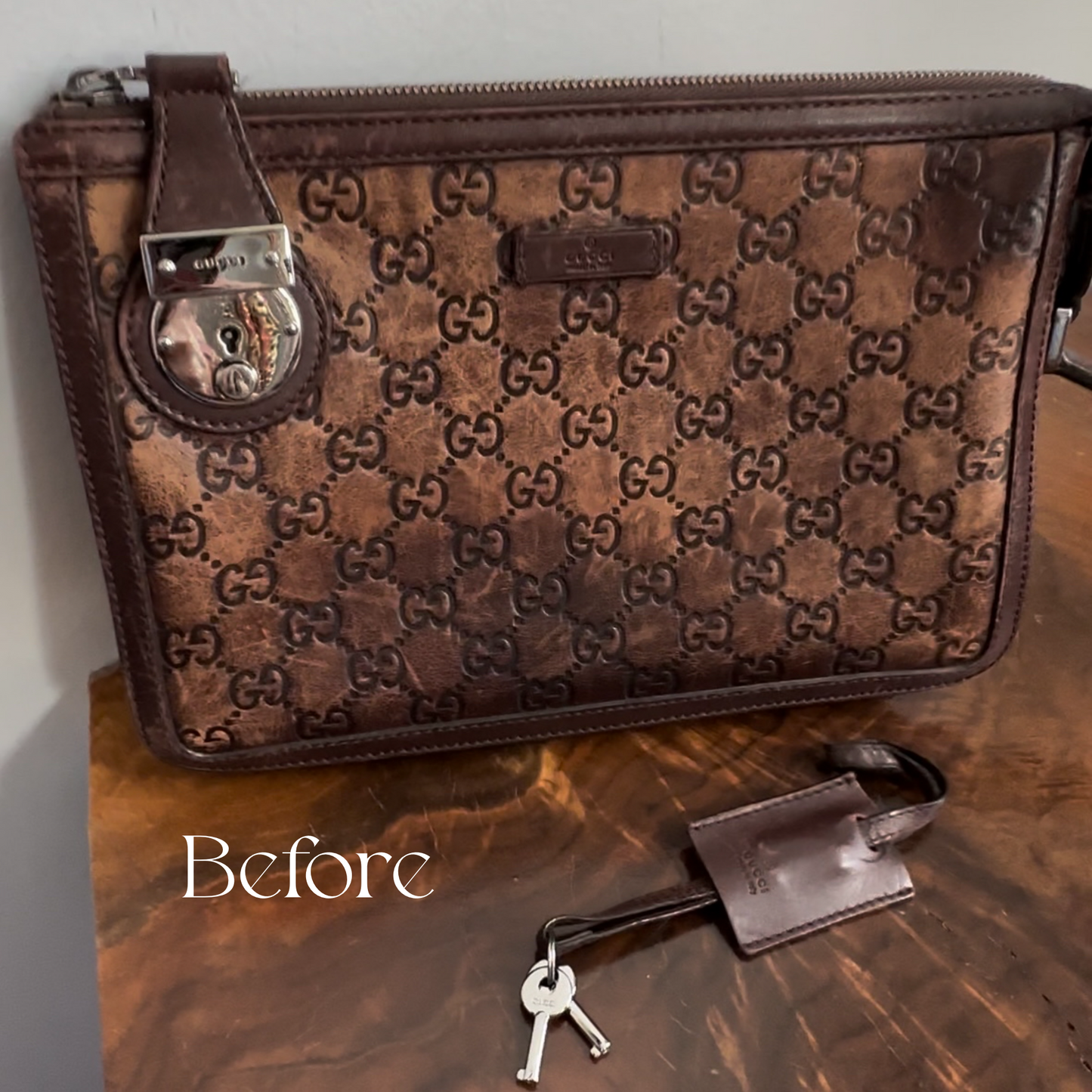 The Junco -Orvis bags Gucci Guccissima Crossbody Bag in Brown
