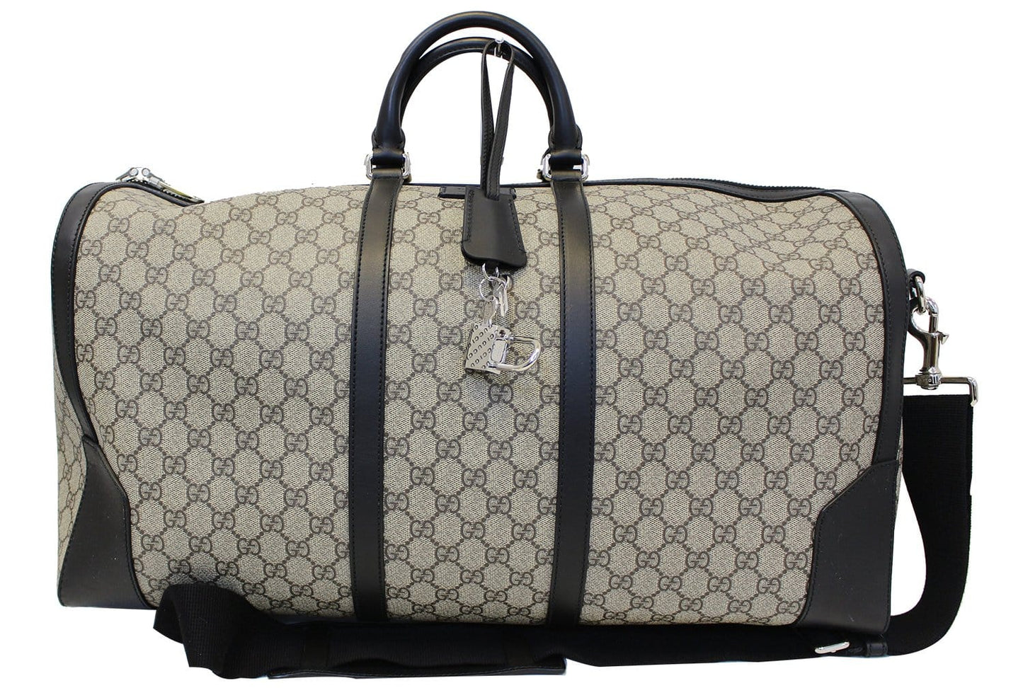 GUCCI GG Monogram Canvas Supreme Large Duffle Travel Bag 406381