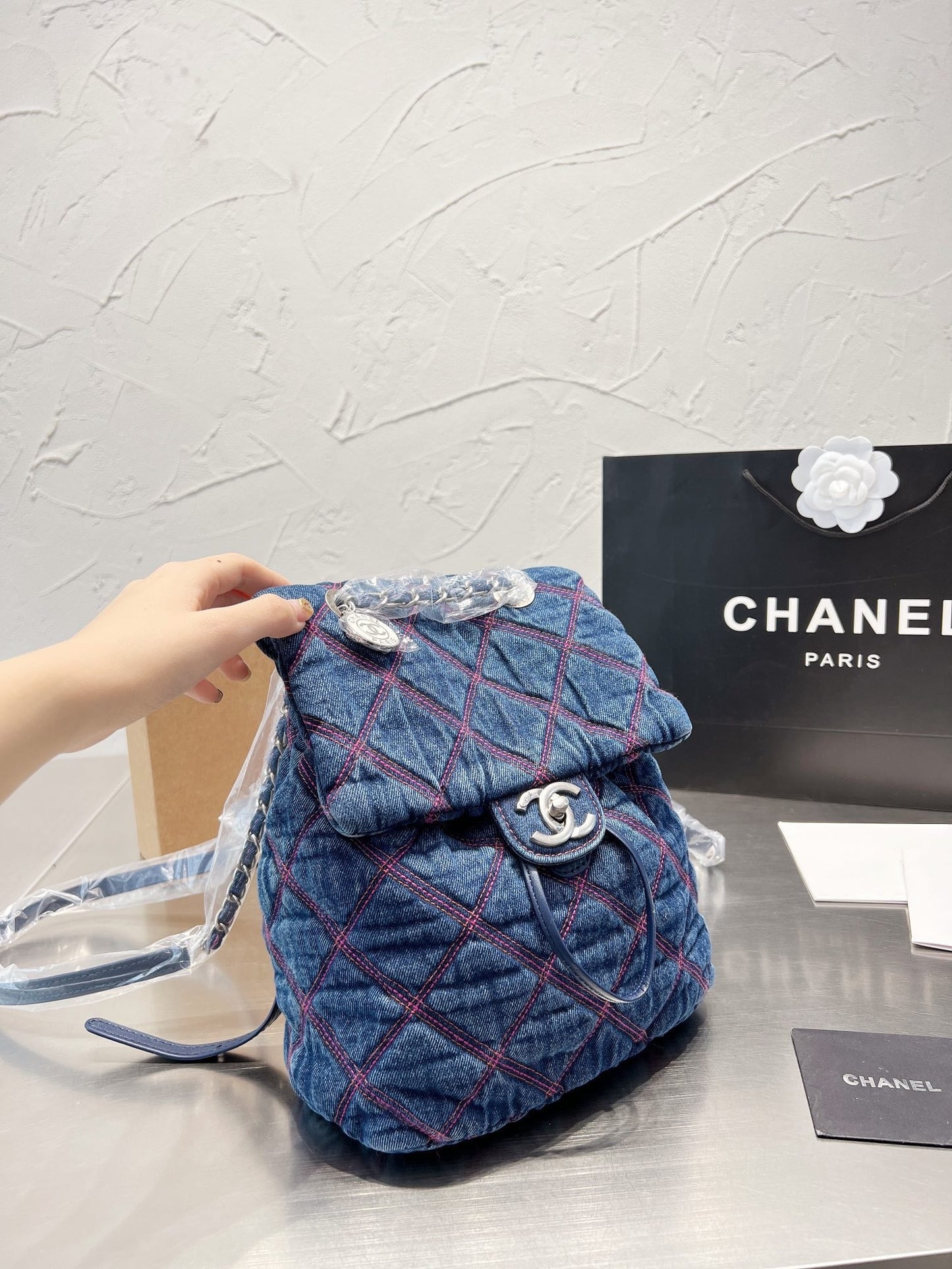 CC610 Mini Denim Backpack / 8.7x10.6inch