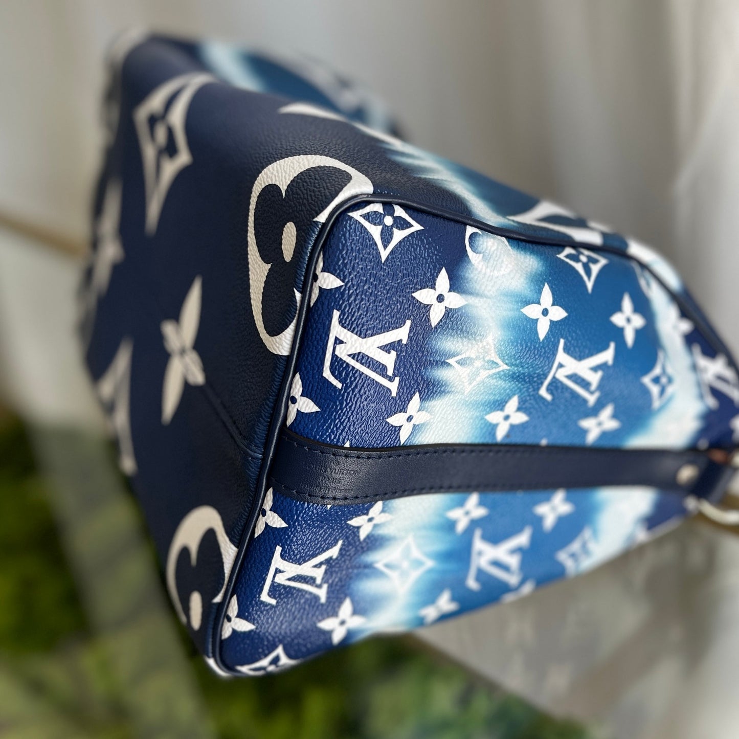 LOUIS VUITTON Blue Escale Bandoulière Speedy 30