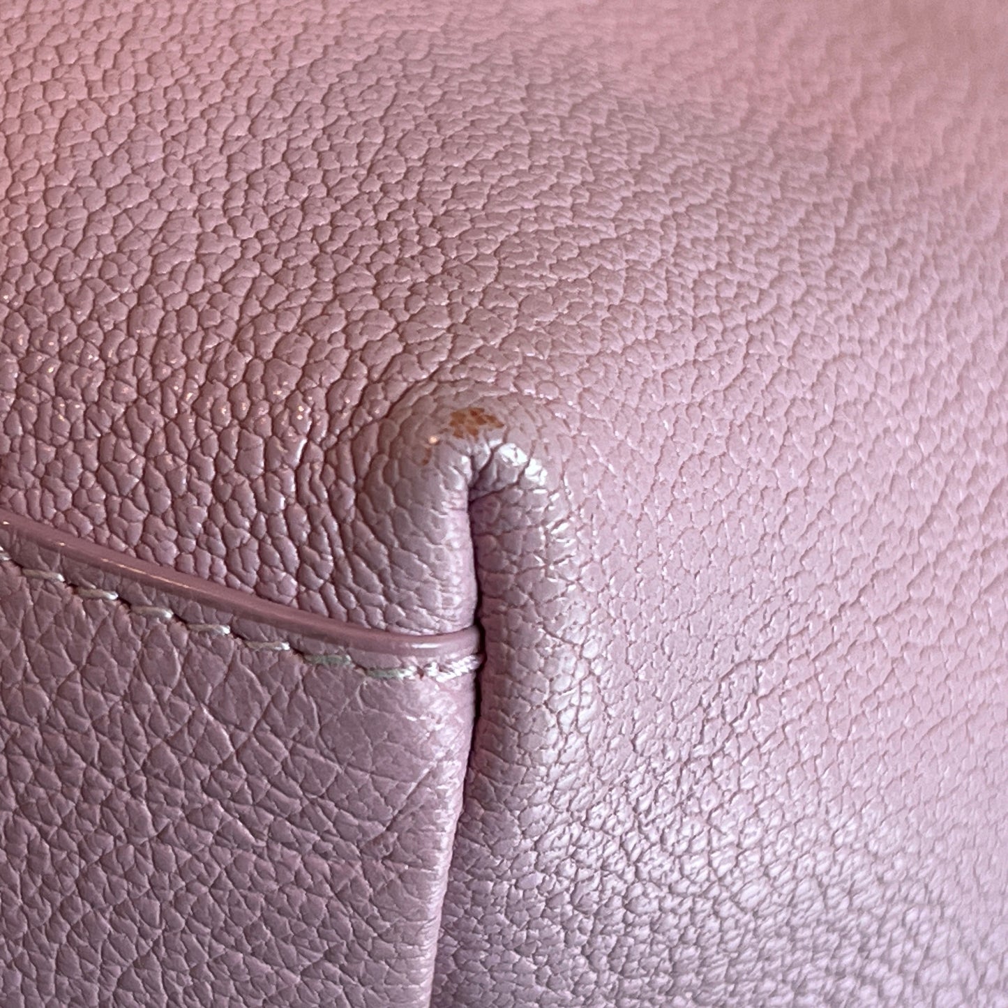 FERRAGAMO Pink Gancini Leather Shoulder Bag