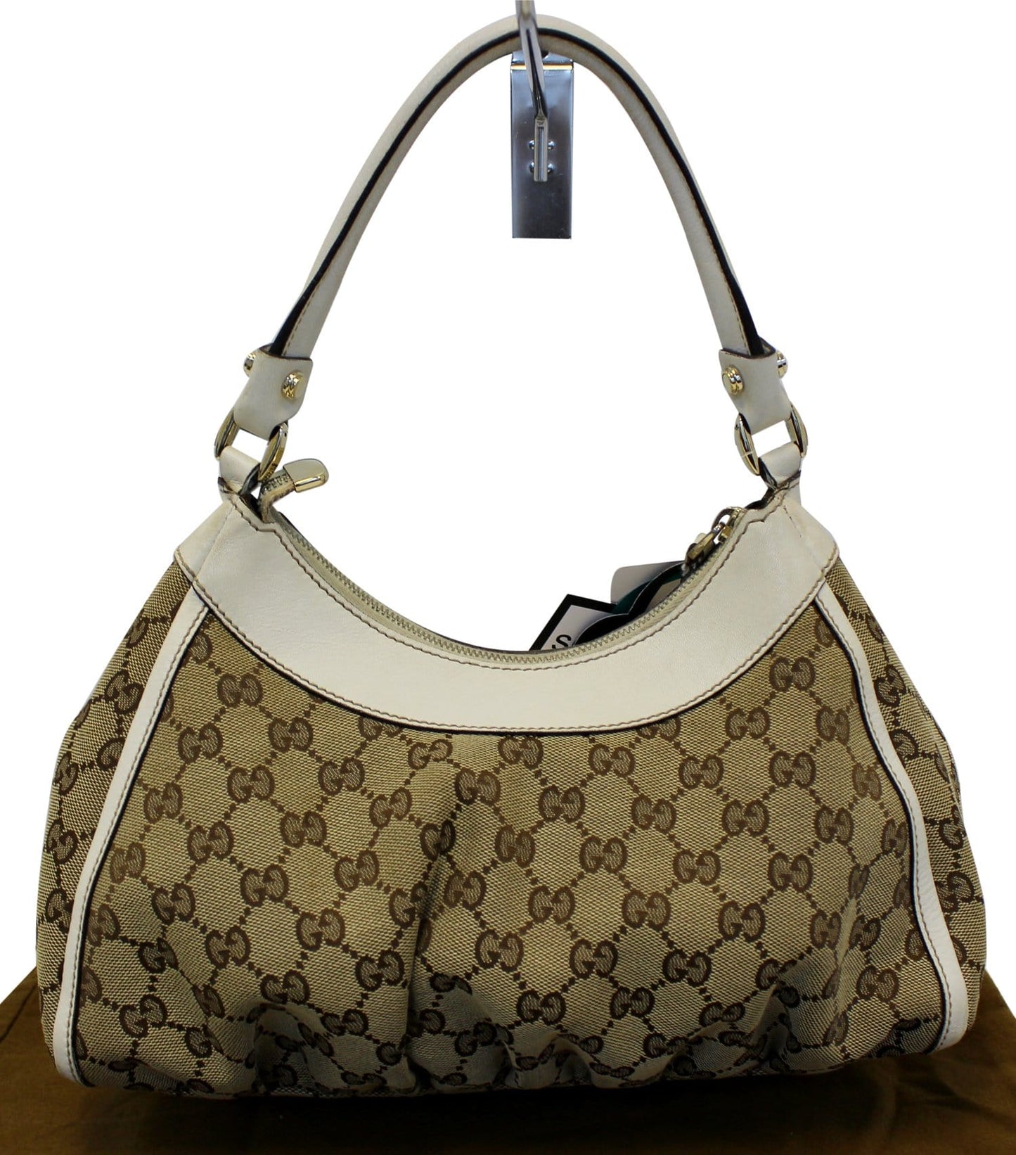 GUCCI GG Monogram Medium D Ring Hobo Bag 190525