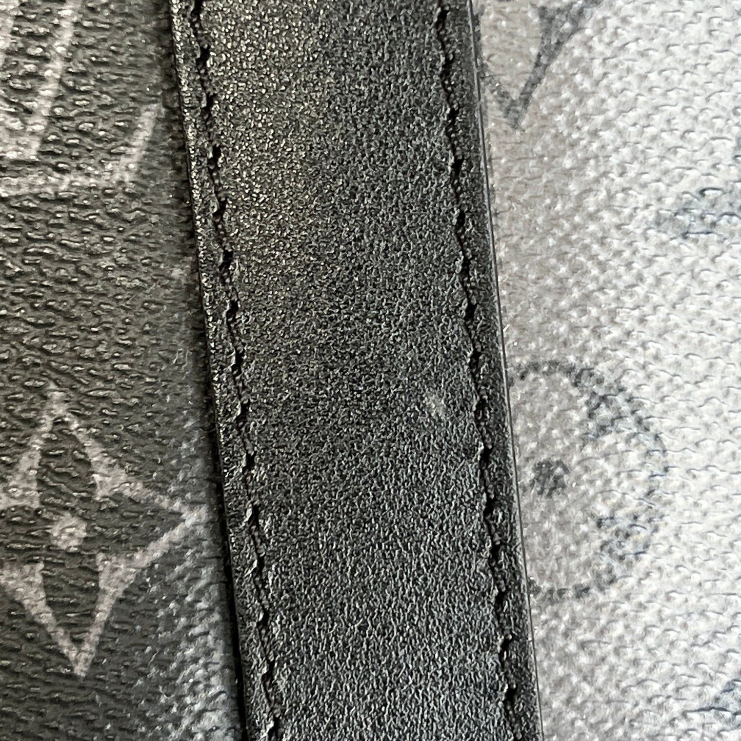 LOUIS VUITTON Monogram Eclipse Coated Canvas Keepall Bandouliere 50