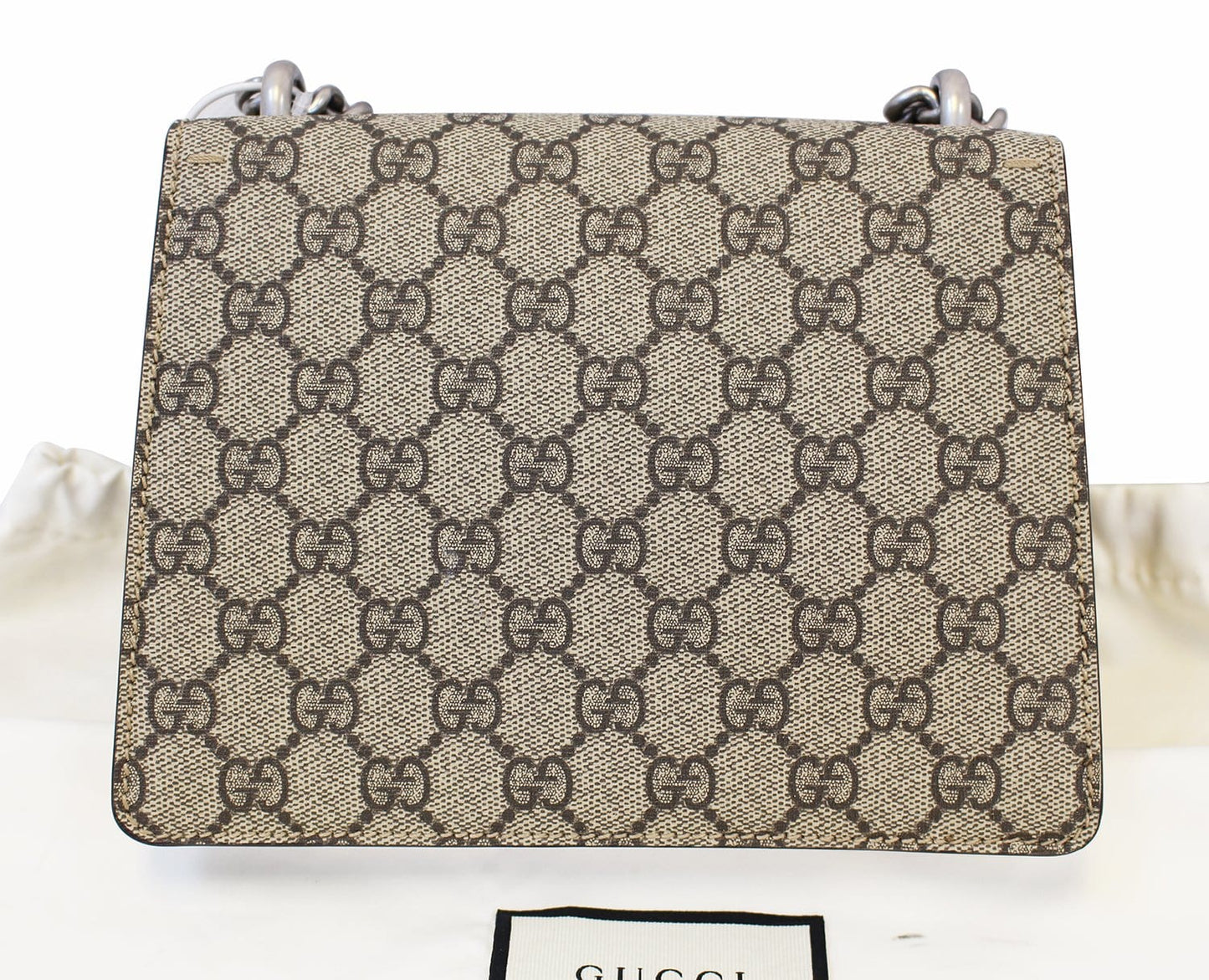 GUCCI Dionysus Mini GG Supreme Coated Canvas Shoulder Bag