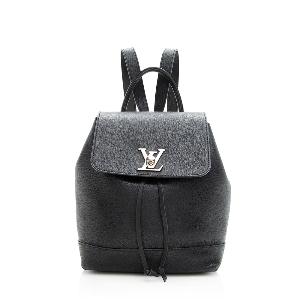 Louis Vuitton Calfskin Lockme Backpack (SHF-19582)