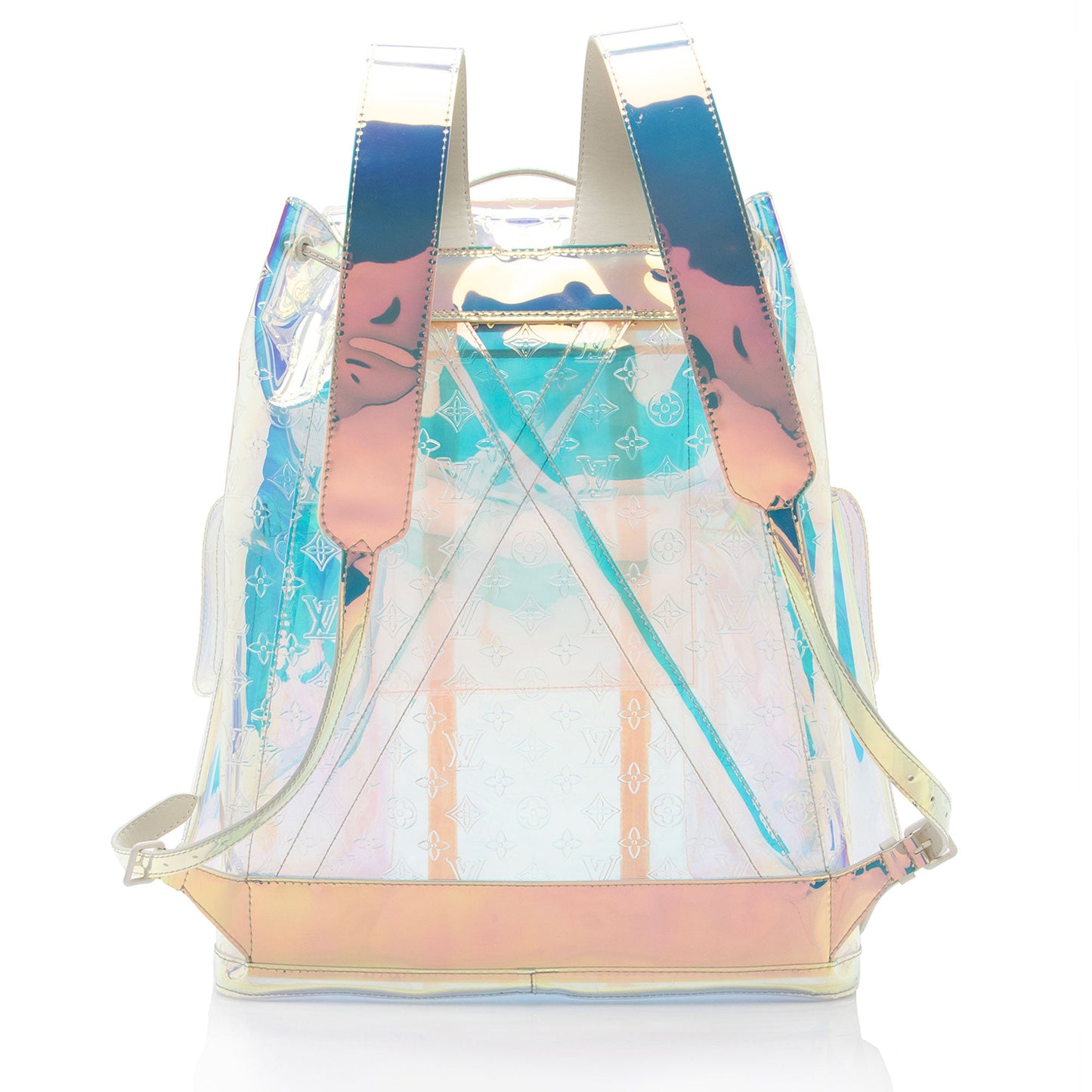 Louis Vuitton Vigil Abloh Prism Iridescent Monogram Christopher GM Backpack