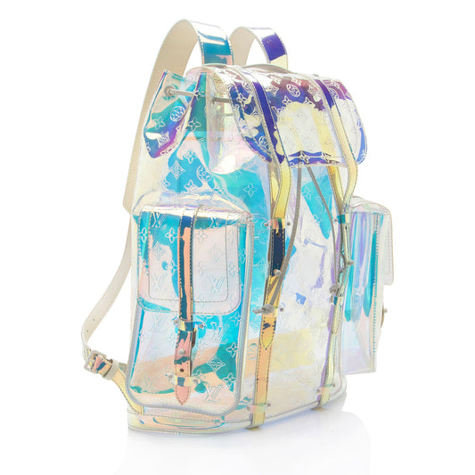 Louis Vuitton Vigil Abloh Prism Iridescent Monogram Christopher GM Backpack