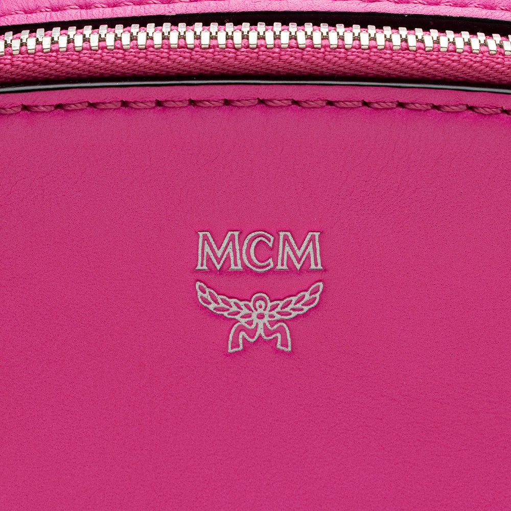 MCM Calfskin Duchess Polke Studs Mini Backpack (SHF-17386)