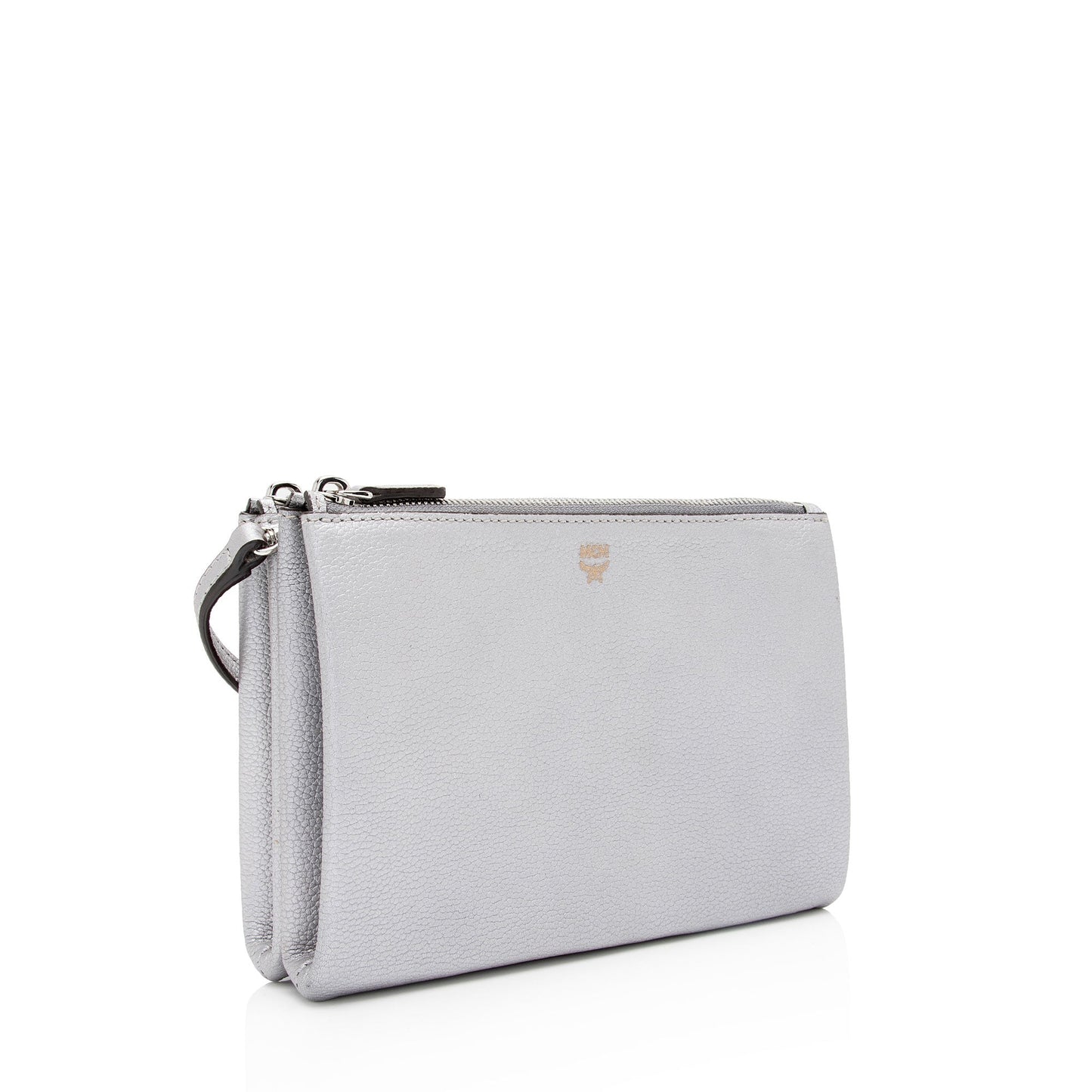 MCM Metallic Grained Calfskin Milla Crossbody (SHF-gFwHev)