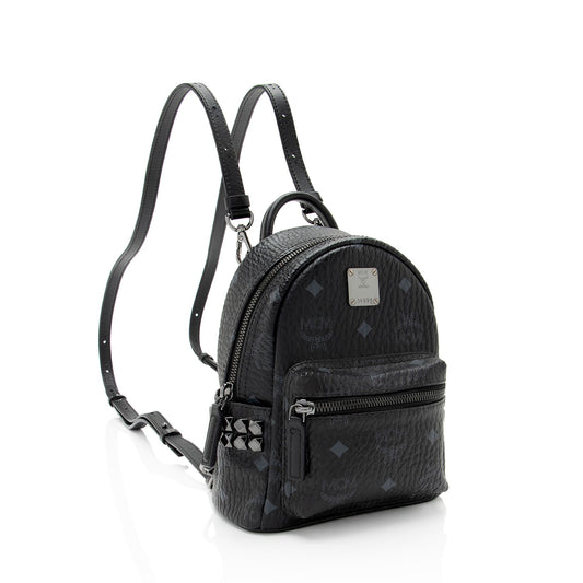 MCM Visetos Studded Stark Baby Backpack