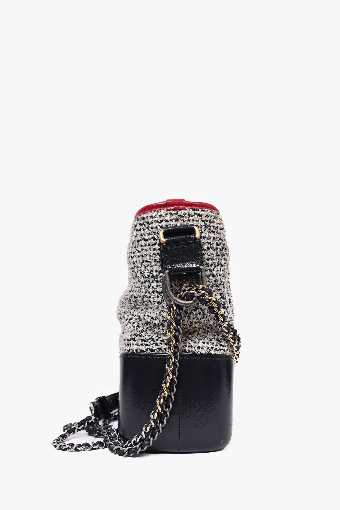 Pre-Loved Chanel™ 2017/18 Tweed 'Gabrielle Coco' Medium Gabrielle Chain Bag