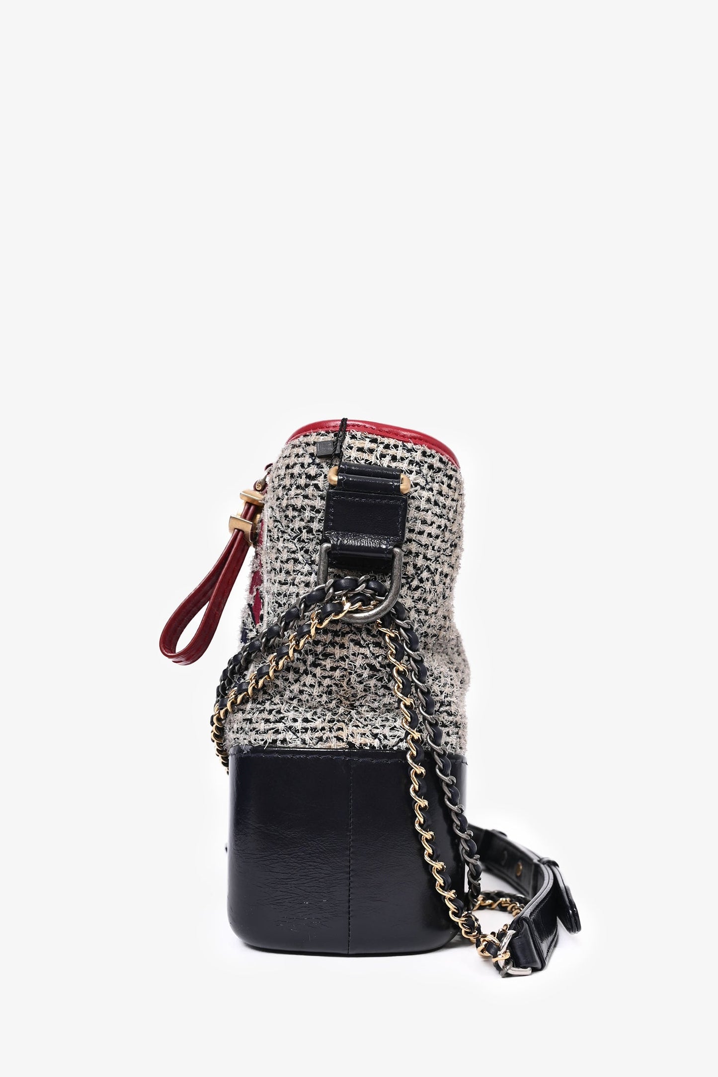 Pre-Loved Chanel™ 2017/18 Tweed 'Gabrielle Coco' Medium Gabrielle Chain Bag