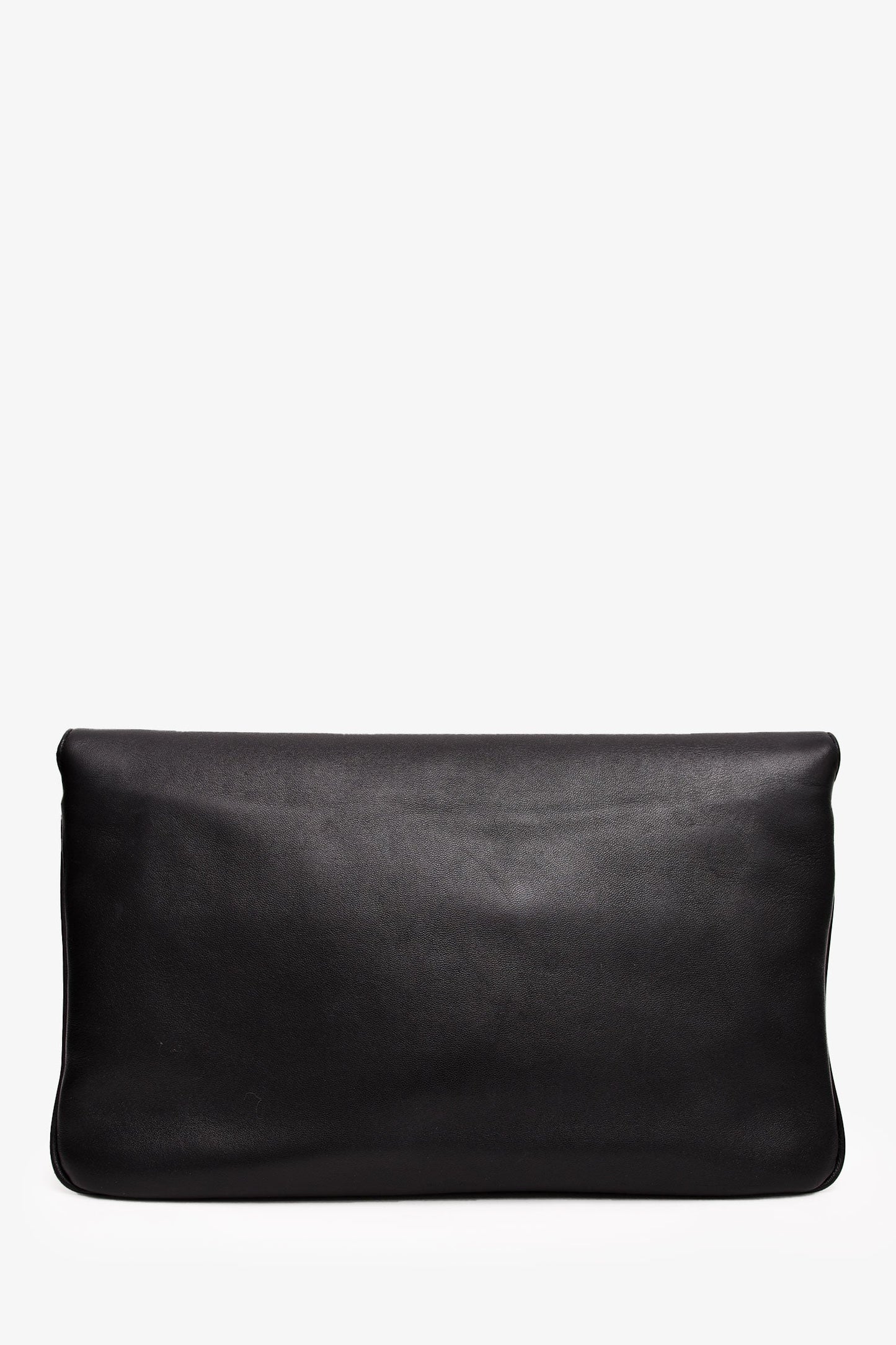 Pre-Loved Chanel™ 2017/18 Black Lambskin 'Unchained' CC Clutch