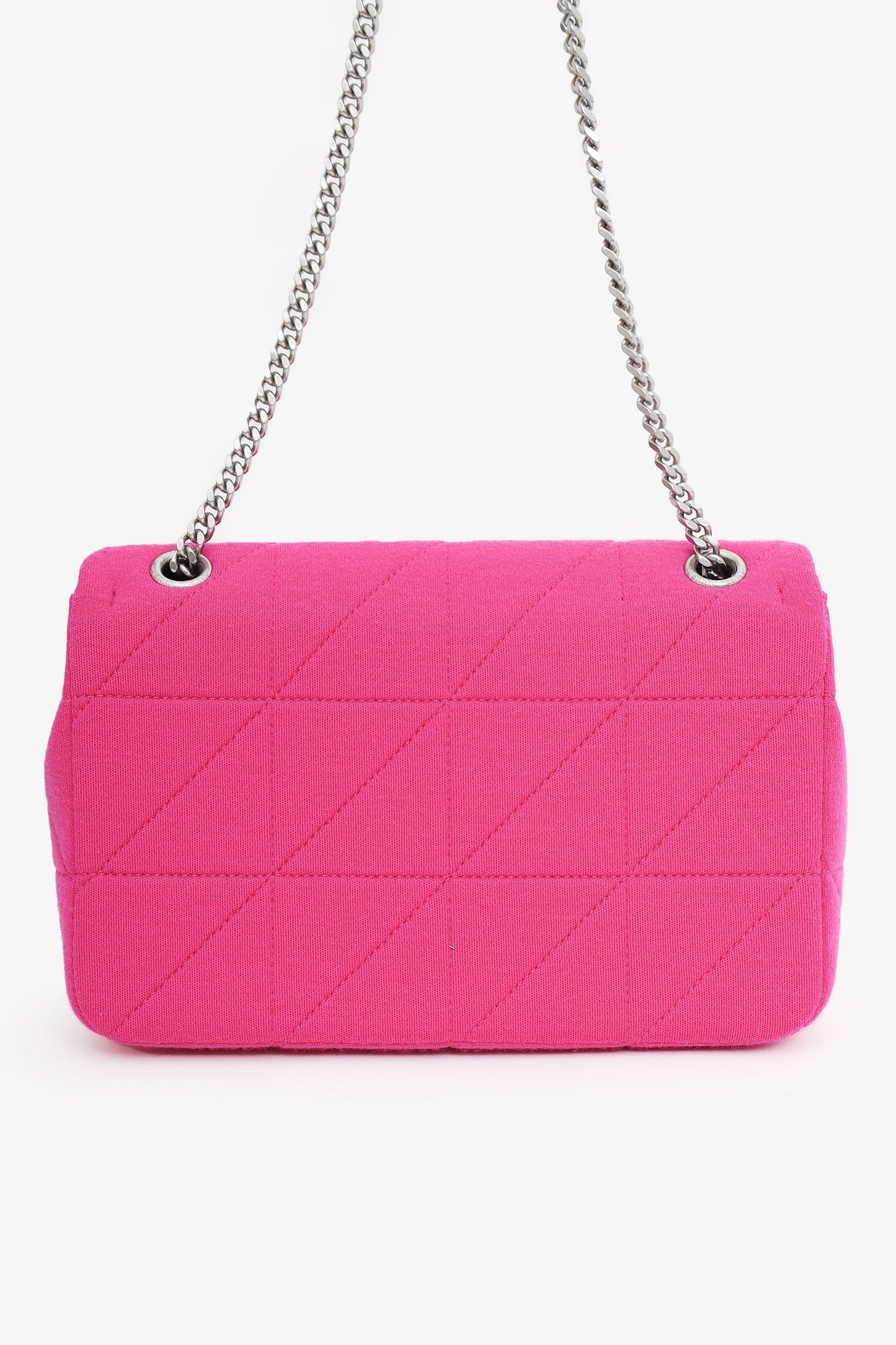Saint Laurent Pink Jersey Medium Jamie Bag