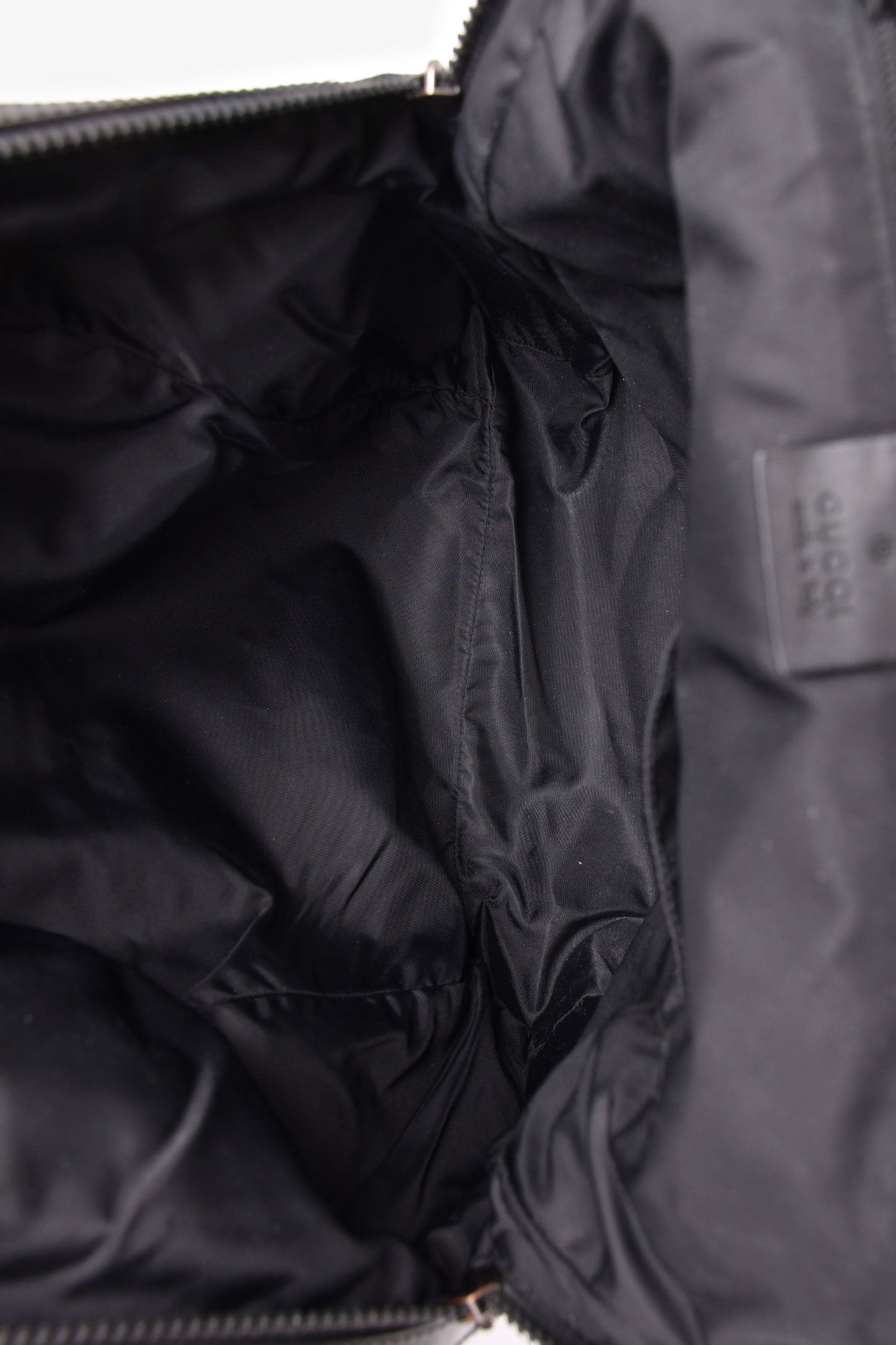 Gucci Black Canvas Web Detail Flap Techno 2 in 1 Backpack