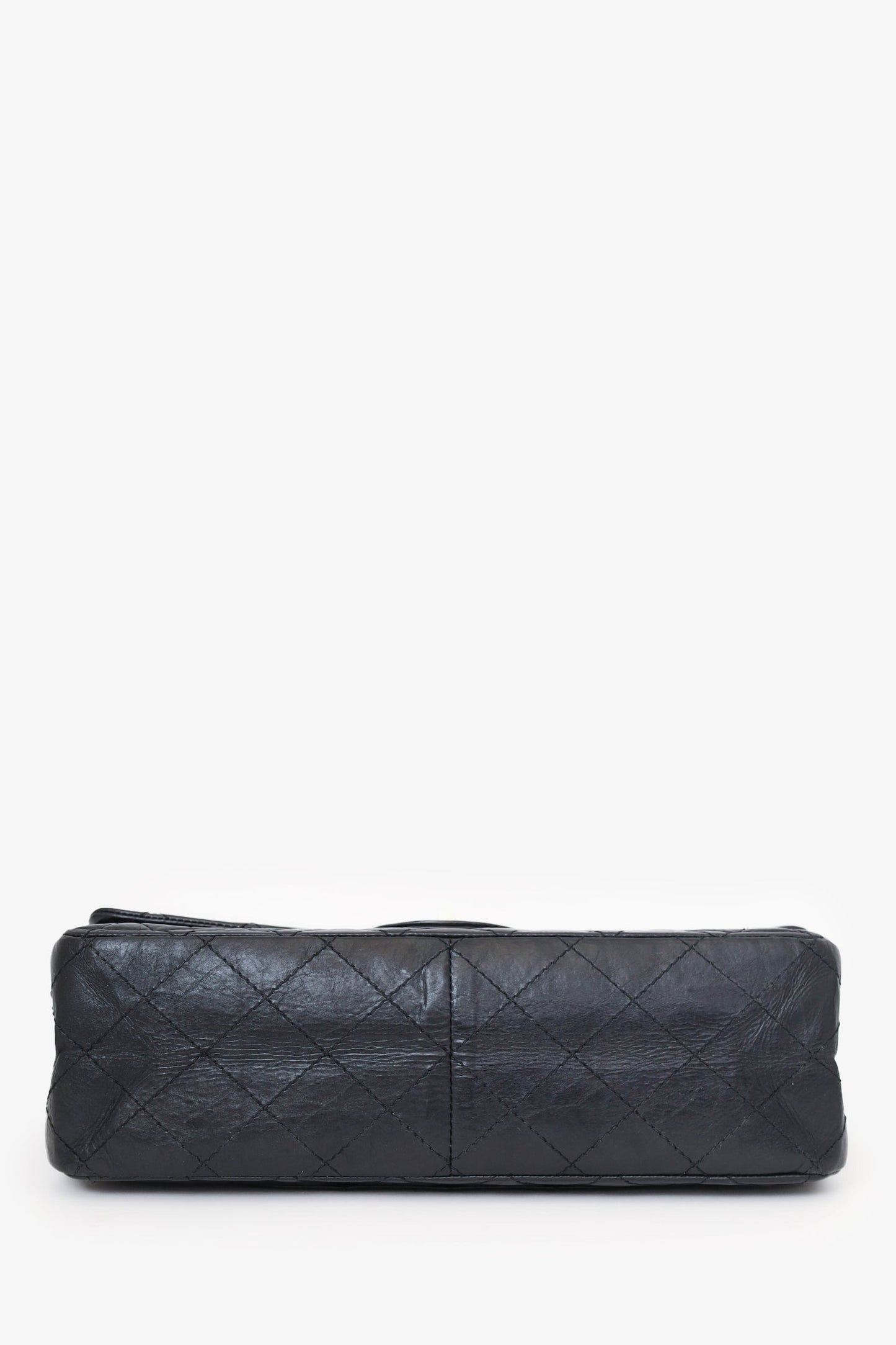 Pre-Loved Chanel™ Black Quilted Aged Calfskin Large Reissue 255 Shoulder Bag