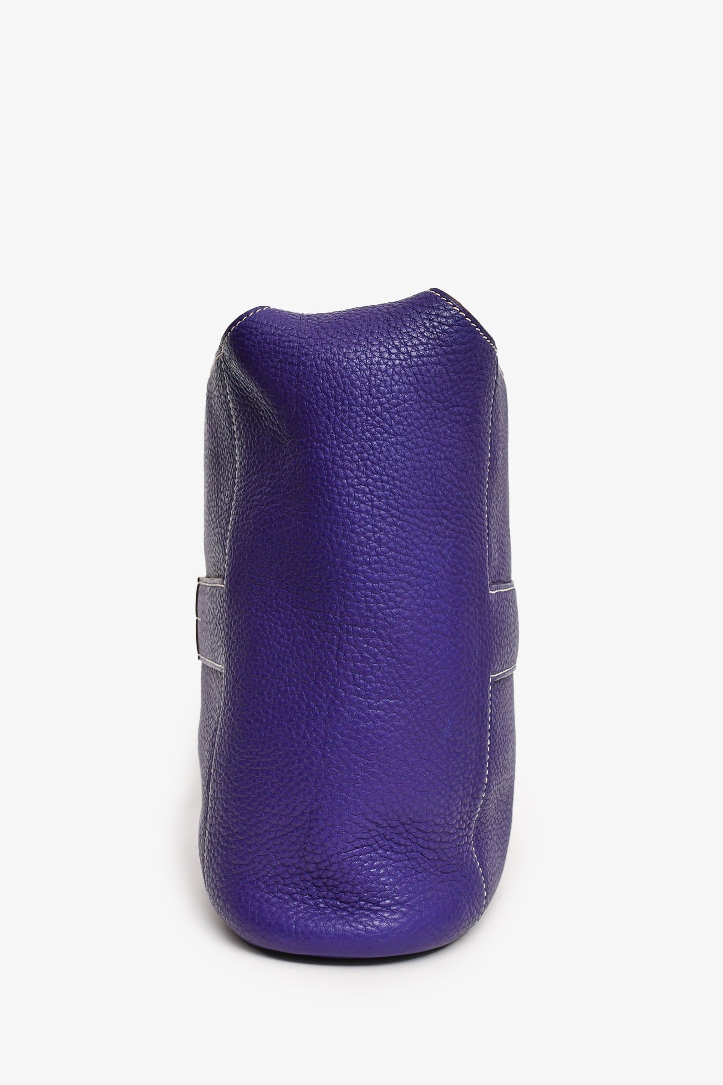 Hermès 2010 Purple Clemence Leather Good News Crossbody Bag