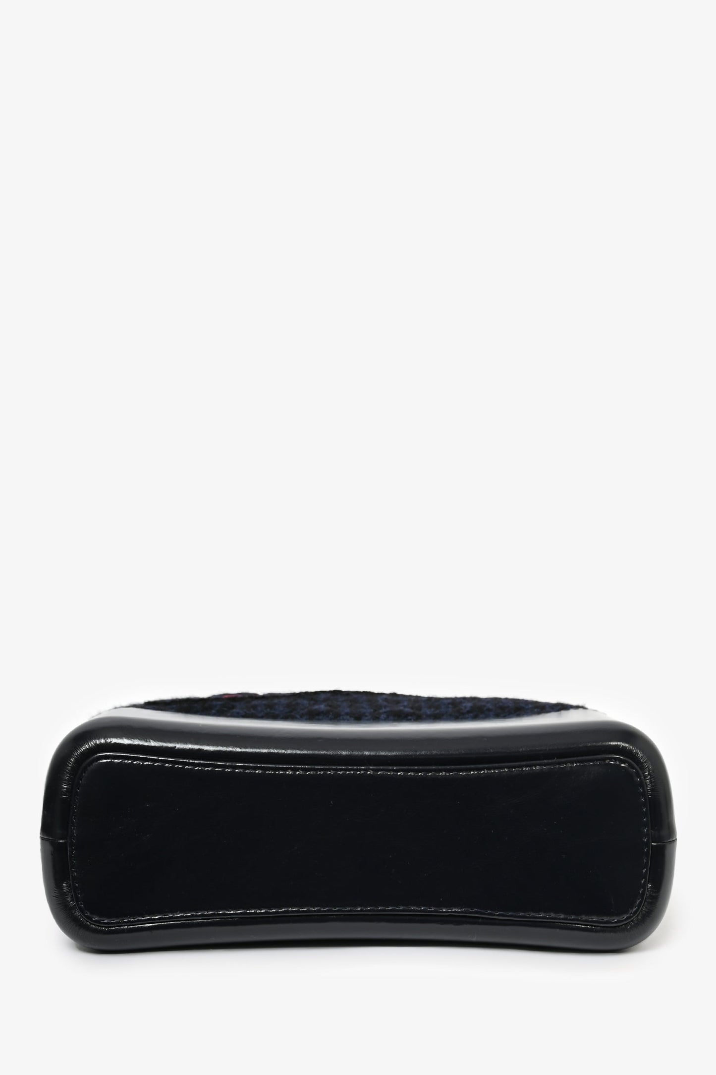 Pre-loved Chanel™ 2017 Navy/Black Tweed Hobo Large Gabrielle Crossbody Bag