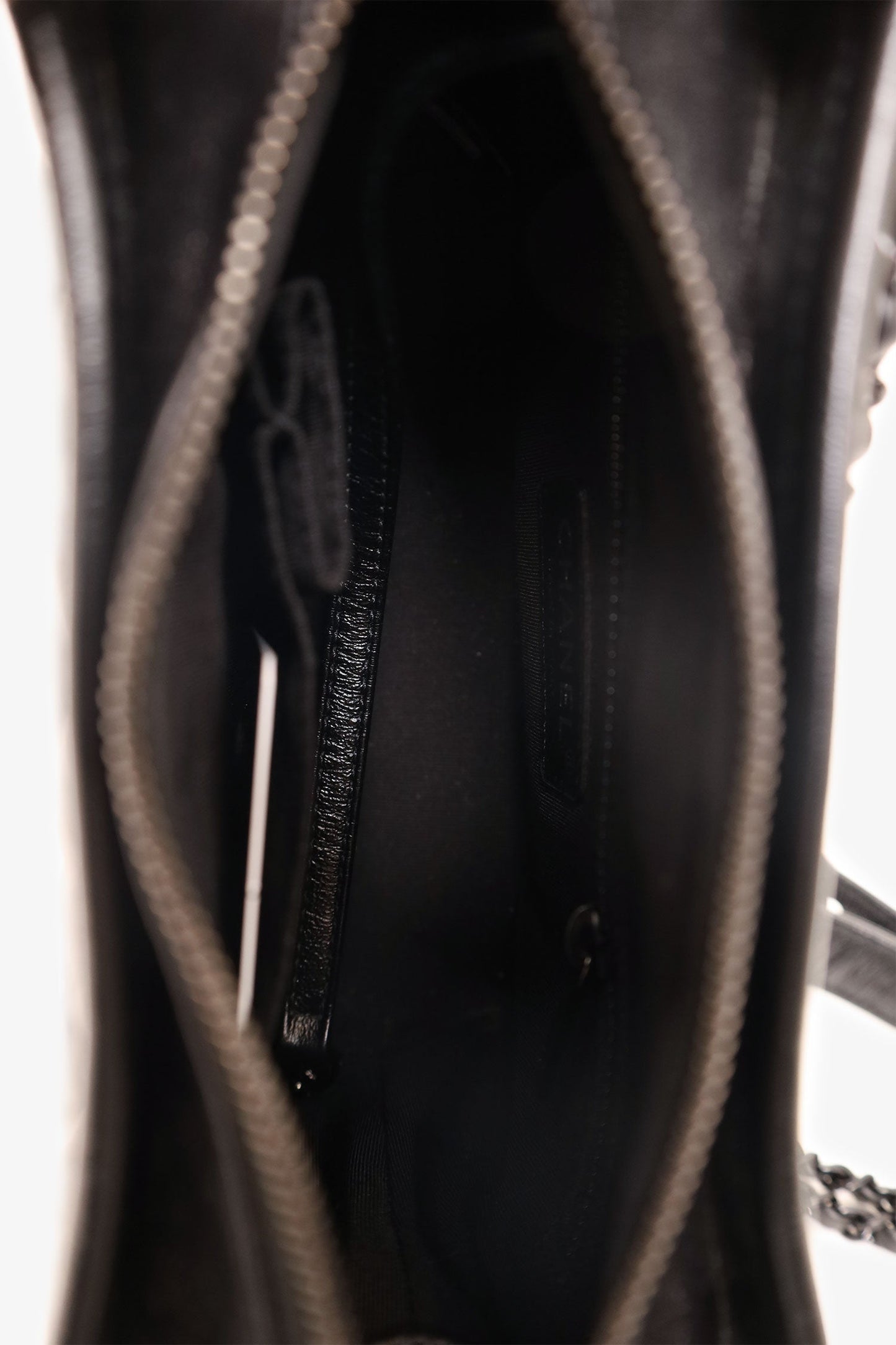 Pre-Loved Chanel™ 2019 So Black Quilted Leather Small Gabrielle Crossbody Bag
