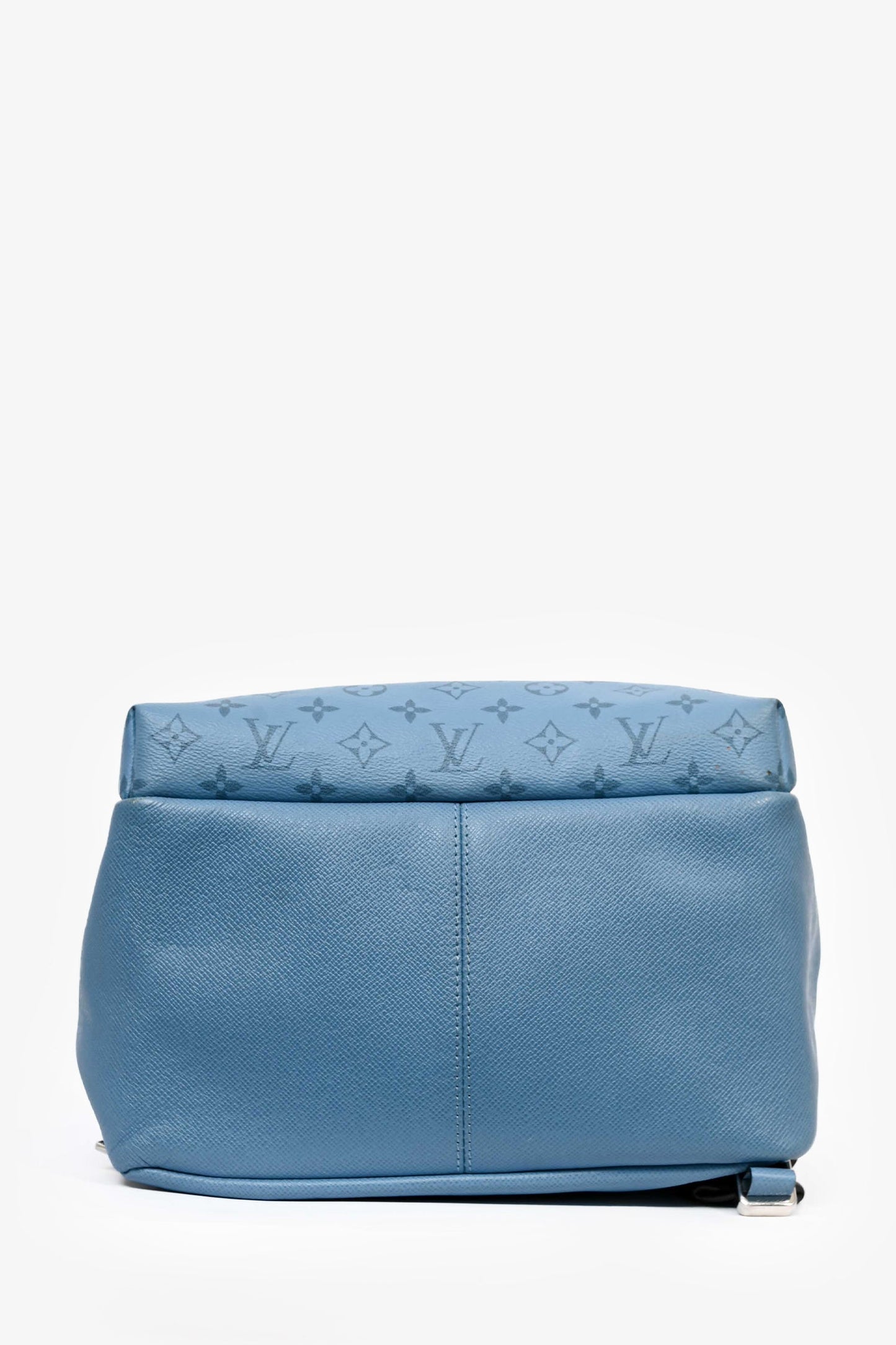 Louis Vuitton Blue Leather Monogram Discovery PM Backpack (As Is)