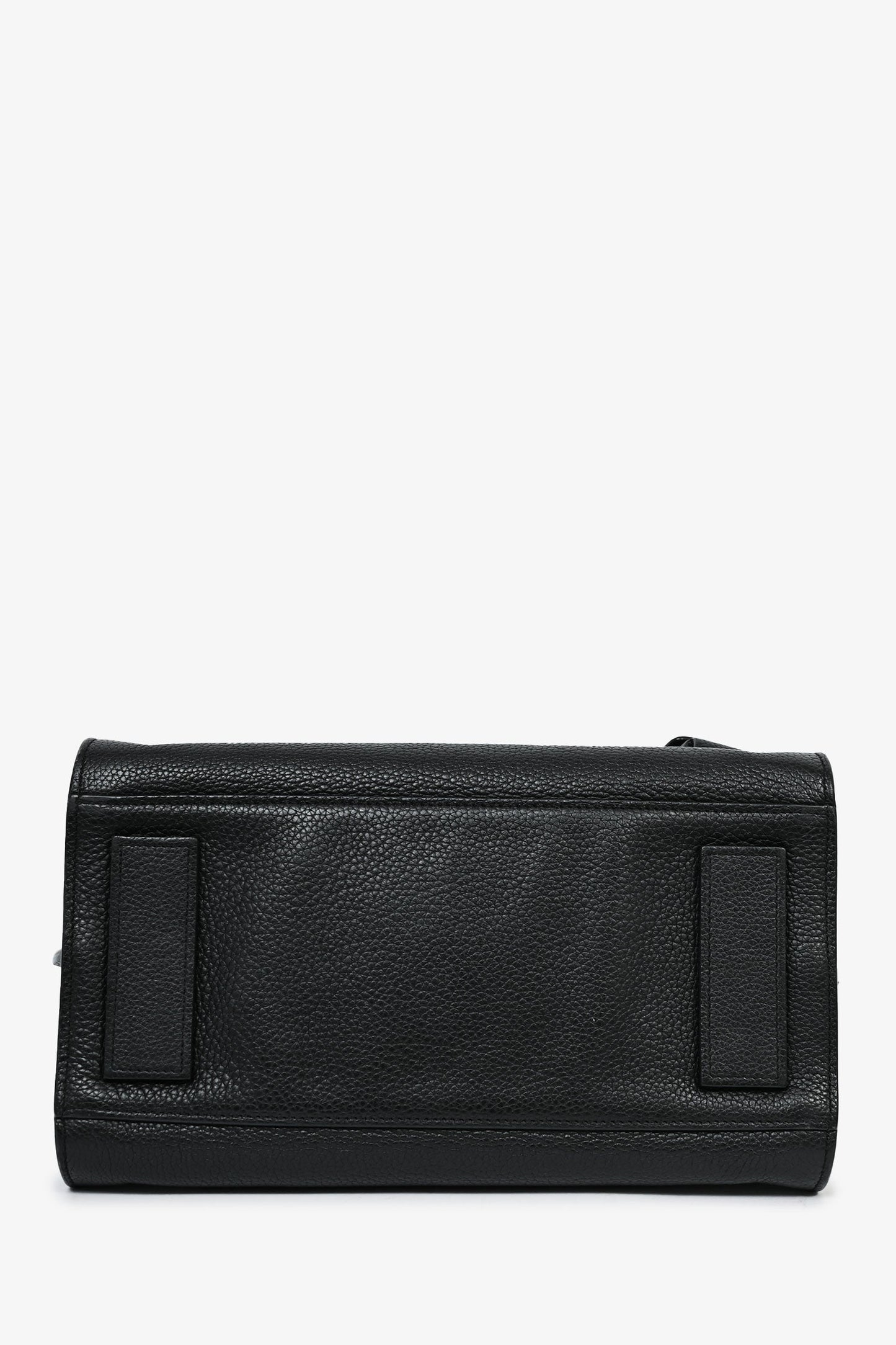 Saint Laurent Black Grained Leather Small 'Sac de Jour' Top Handle Bag with Strap