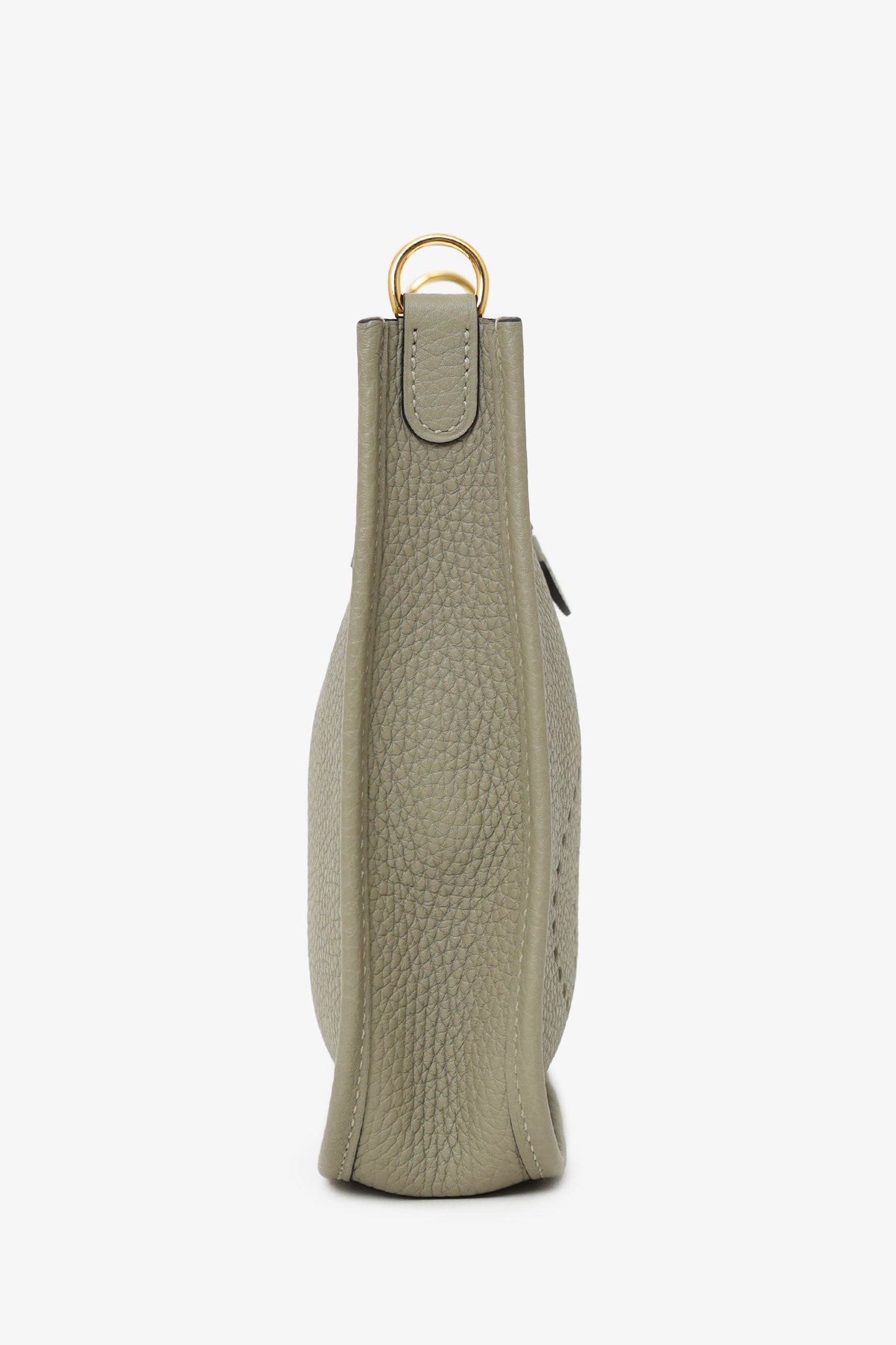 Hermès 2021 Sage Clemence Mini Evelyne II TPM 16 Crossbody