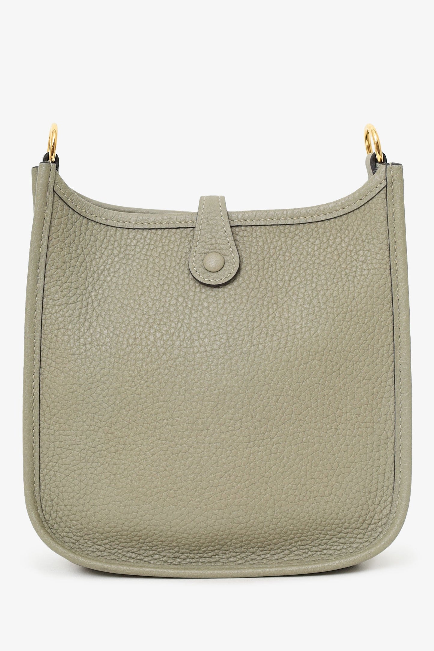 Hermès 2021 Sage Clemence Mini Evelyne II TPM 16 Crossbody