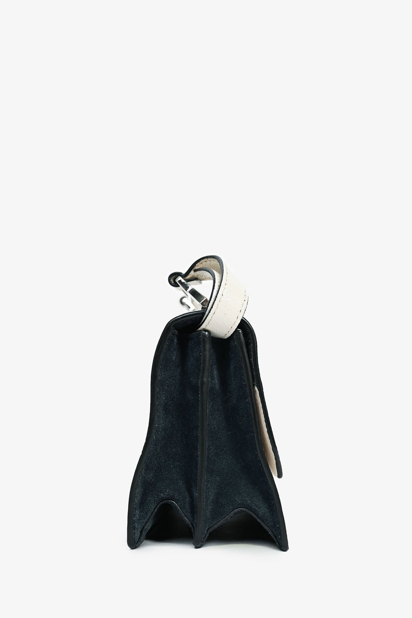 Miu Miu White Leather Logo 'Madras' Small Crossbody Bag