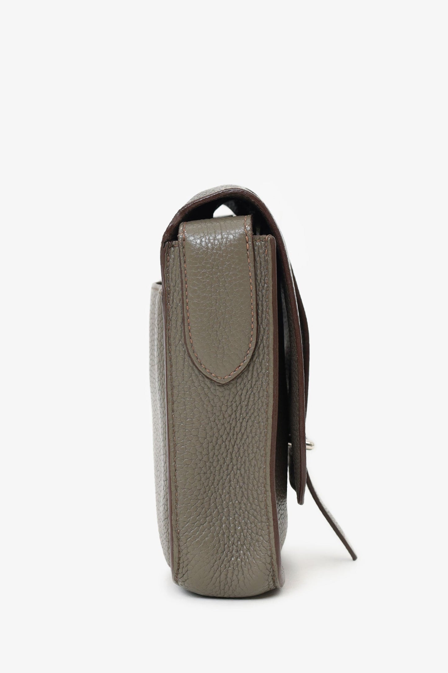 Hermes 2012 Étoupe Clemence Steve Steve Pochette PM Crossbody (As Is)
