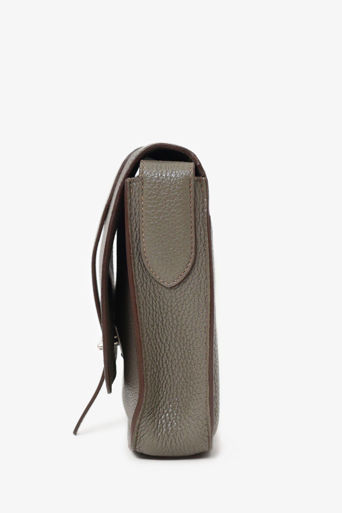 Hermes 2012 Étoupe Clemence Steve Steve Pochette PM Crossbody (As Is)