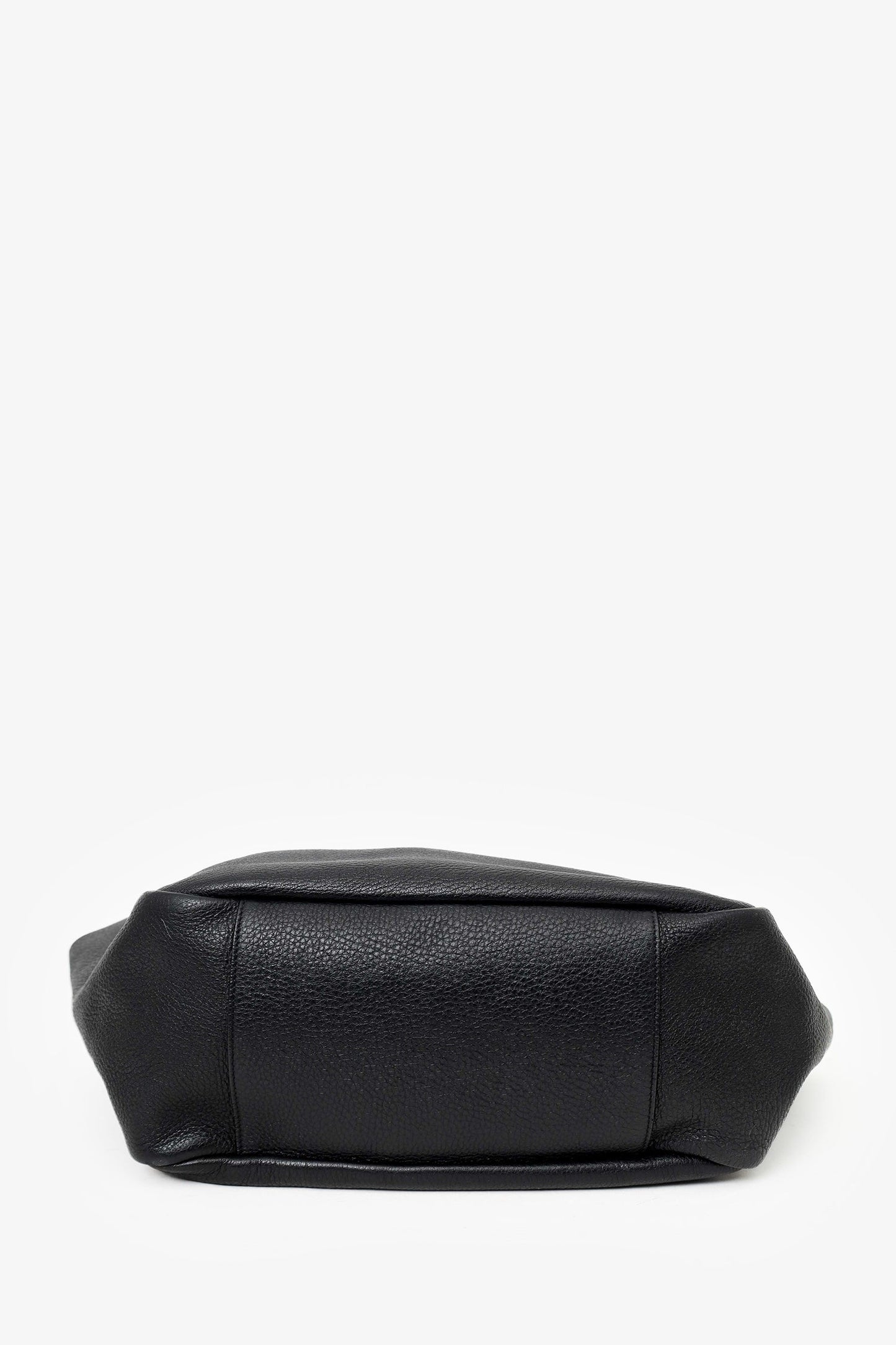 Saint Laurent Black Grained Leather Le 5 à 7 Bea Tote