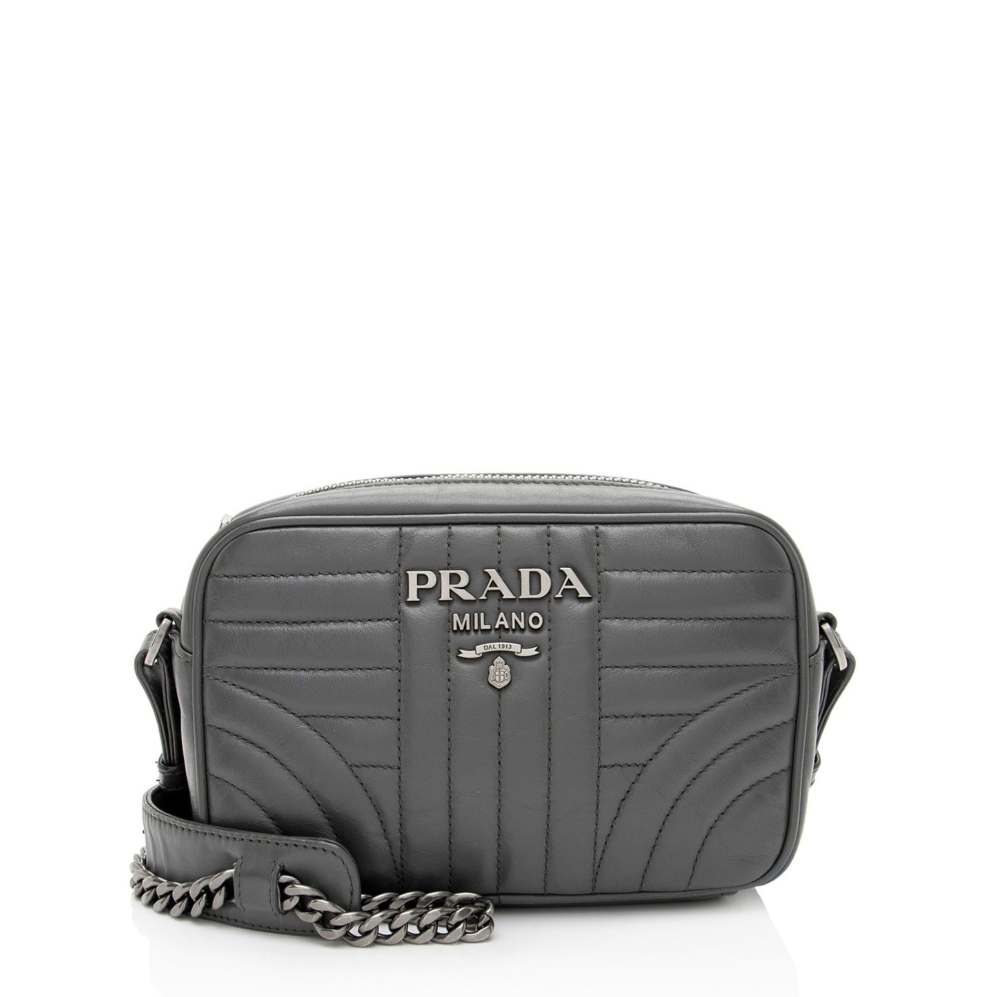 Prada Calfskin Diagramme Crossbody