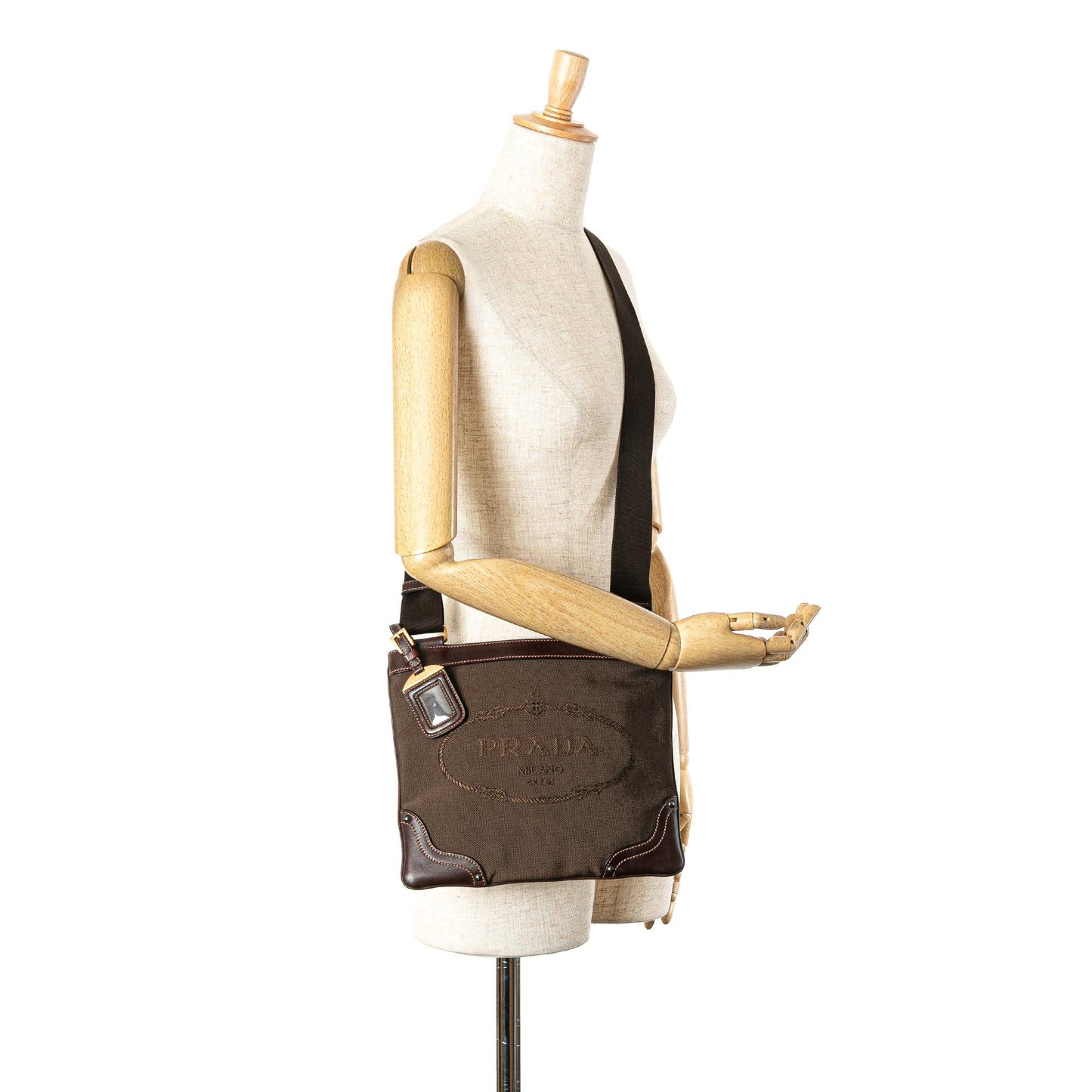 Prada Canvas Canapa Logo Crossbody